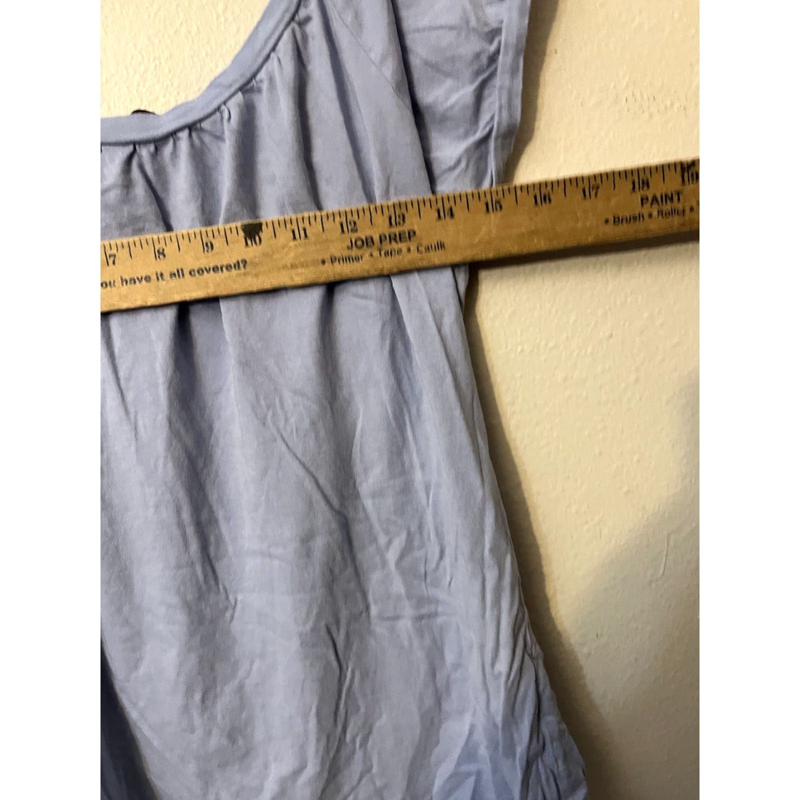 Vintage NY & Company T-Shirt Women Blue Round Neck Short Sleeve Size Large Adult Regular Cotton Blend Size L / US 10 / IT 46 - 5 Thumbnail
