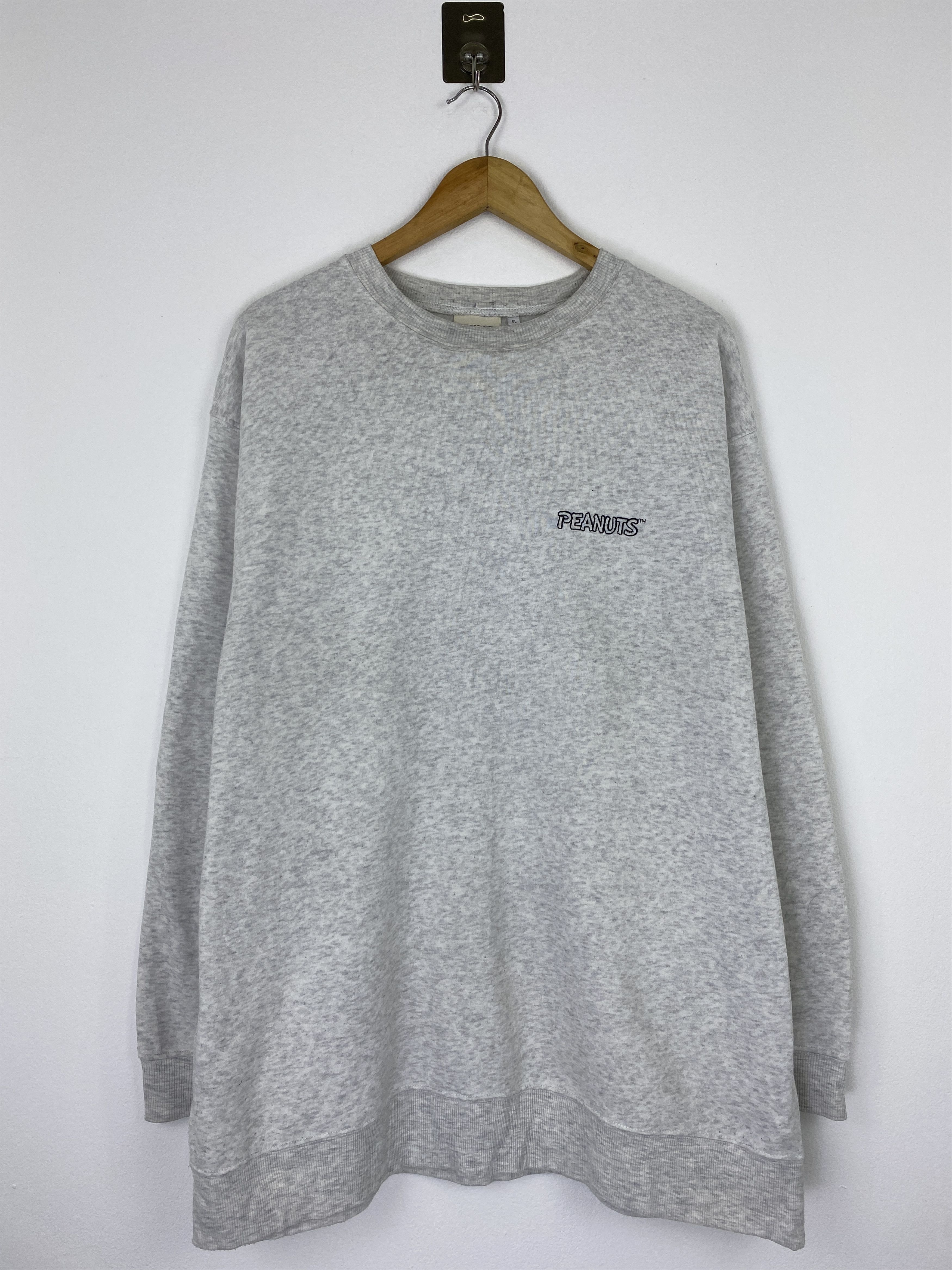 Peanuts Vintage Peanuts 75 Years Snoopy Sweatshirt Grey 5L BP0024 Size US XXL / EU 58 / 5 - 1 Thumbnail