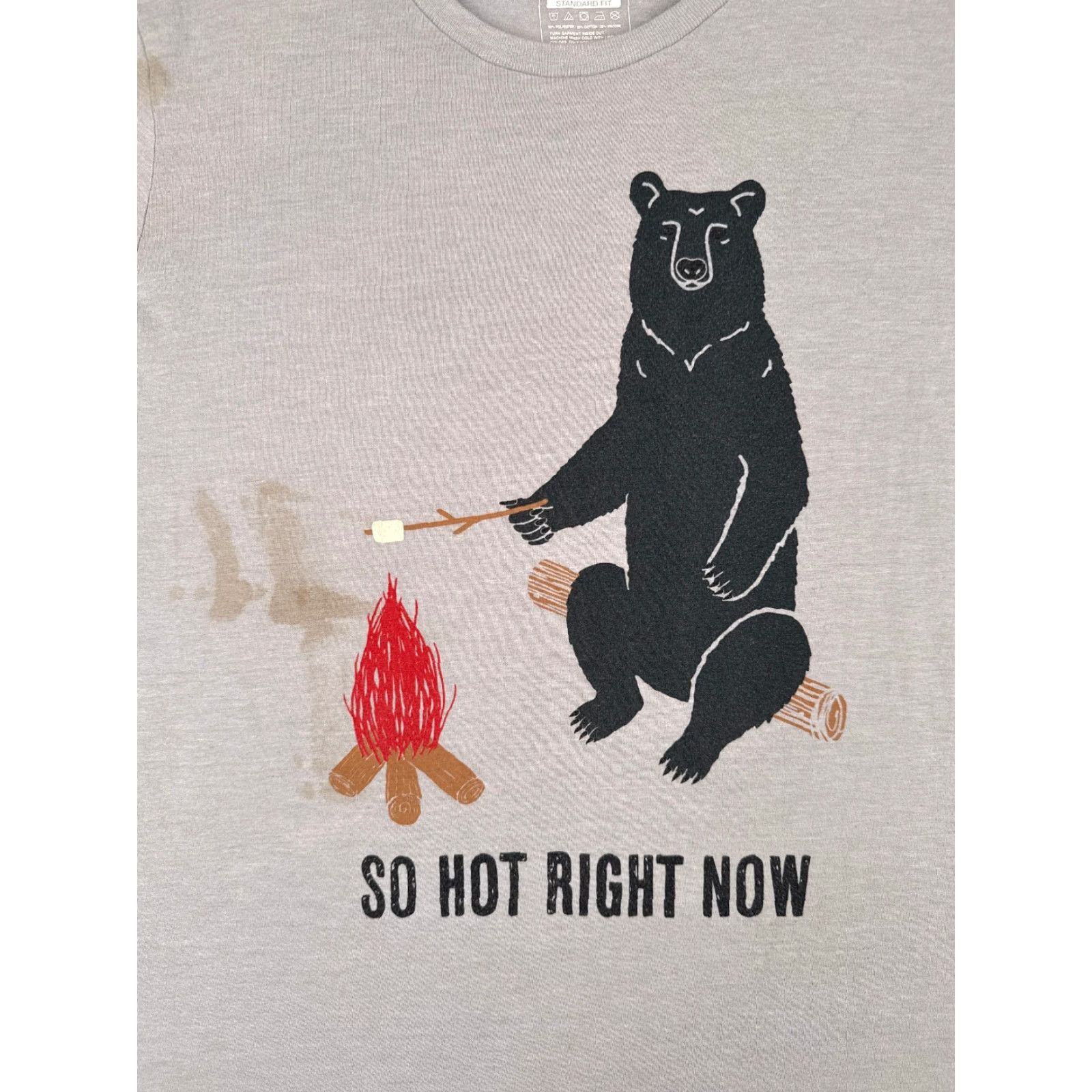 The North Face The North Face Shirt Women XL Gray Polyester Blend Bear Logo READ Size XL / US 12-14 / IT 48-50 - 6 Thumbnail