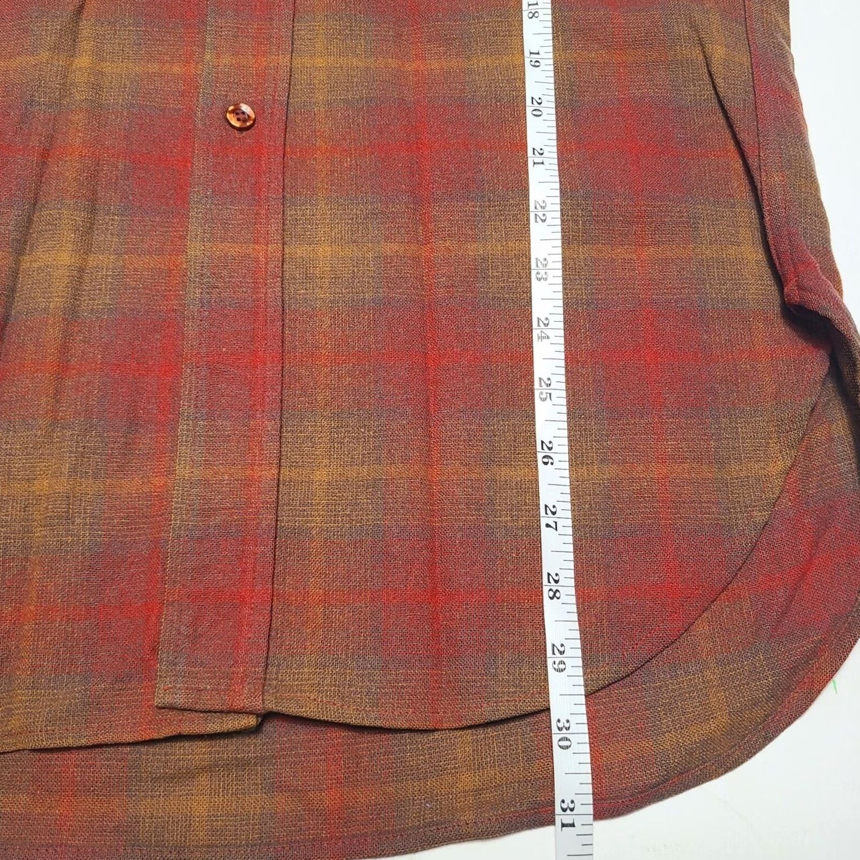 Pendleton VINTAGE Pendleton Shirt Plaid Wool Flannel Button-Up Long Sleeve Men Small Collared 70s Christmas Red California Roos Atkins Size US S / EU 44-46 / 1 - 6 Thumbnail