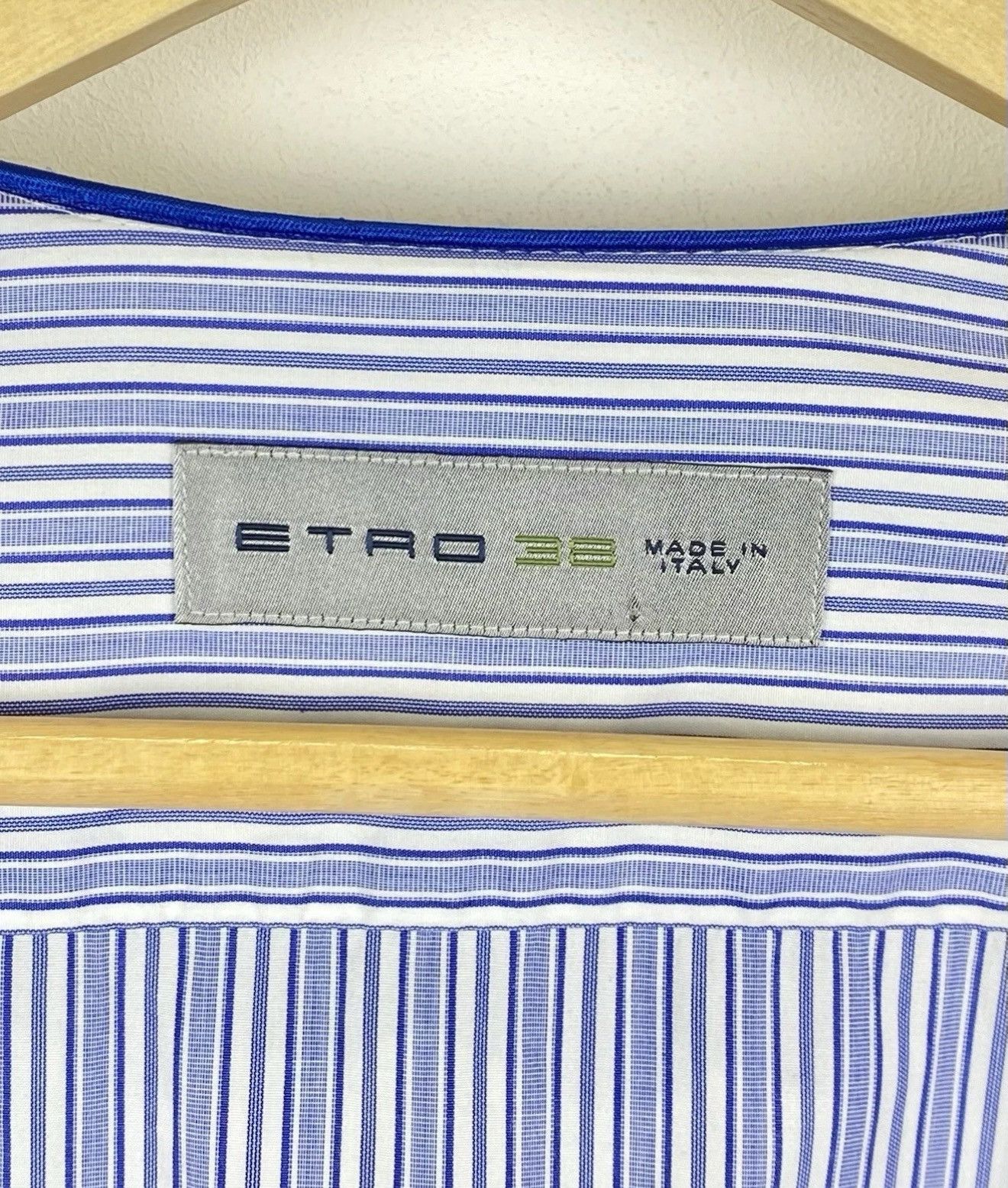 Etro Etro Milano Long Sleeve Button Front Striped Shirt Size 38 Size US M / EU 48-50 / 2 - 5 Thumbnail