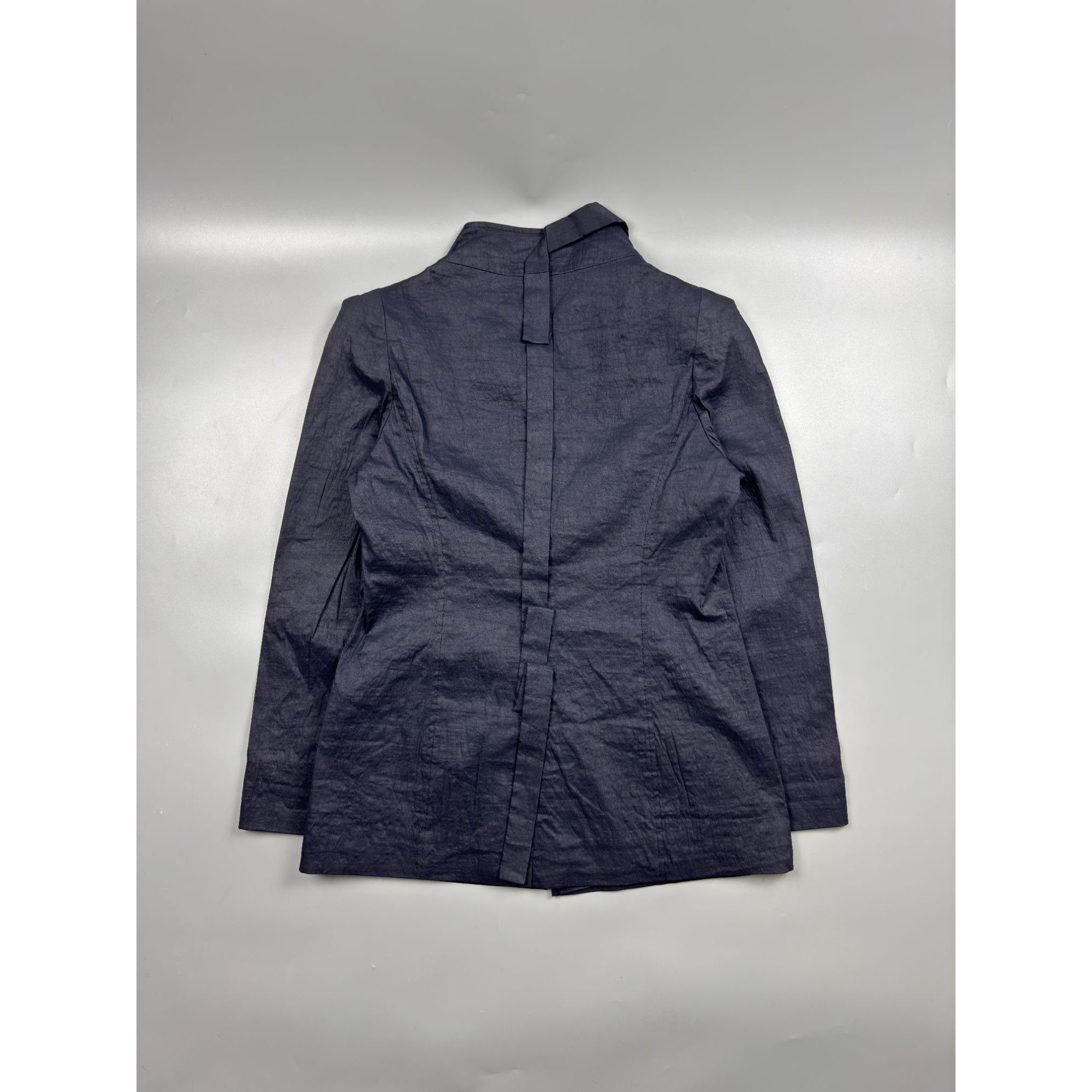 Other Annet Rostel Linen Blend Blue Designer Blazer (Y1179) Size M / US 6-8 / IT 42-44 - 9 Thumbnail