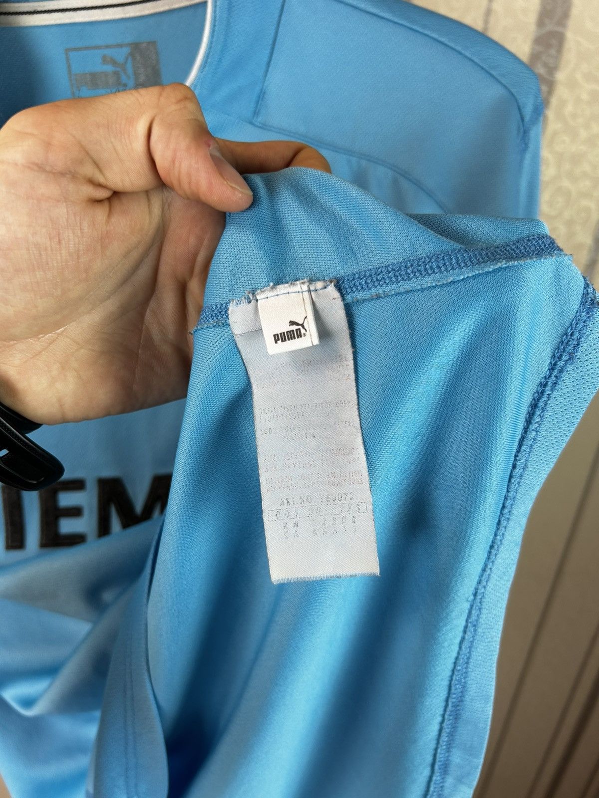 Puma Puma Lazio 2001/2002 Vintage Home Soccer Jersey Size M Size US M / EU 48-50 / 2 - 11 Thumbnail