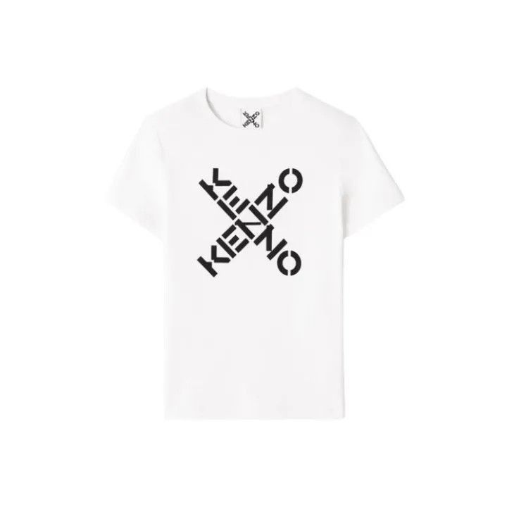 Kenzo KENZO Printed Logo Short Sleeve T-Shirt -2507 Size S / US 4 / IT 40 - 1 Thumbnail