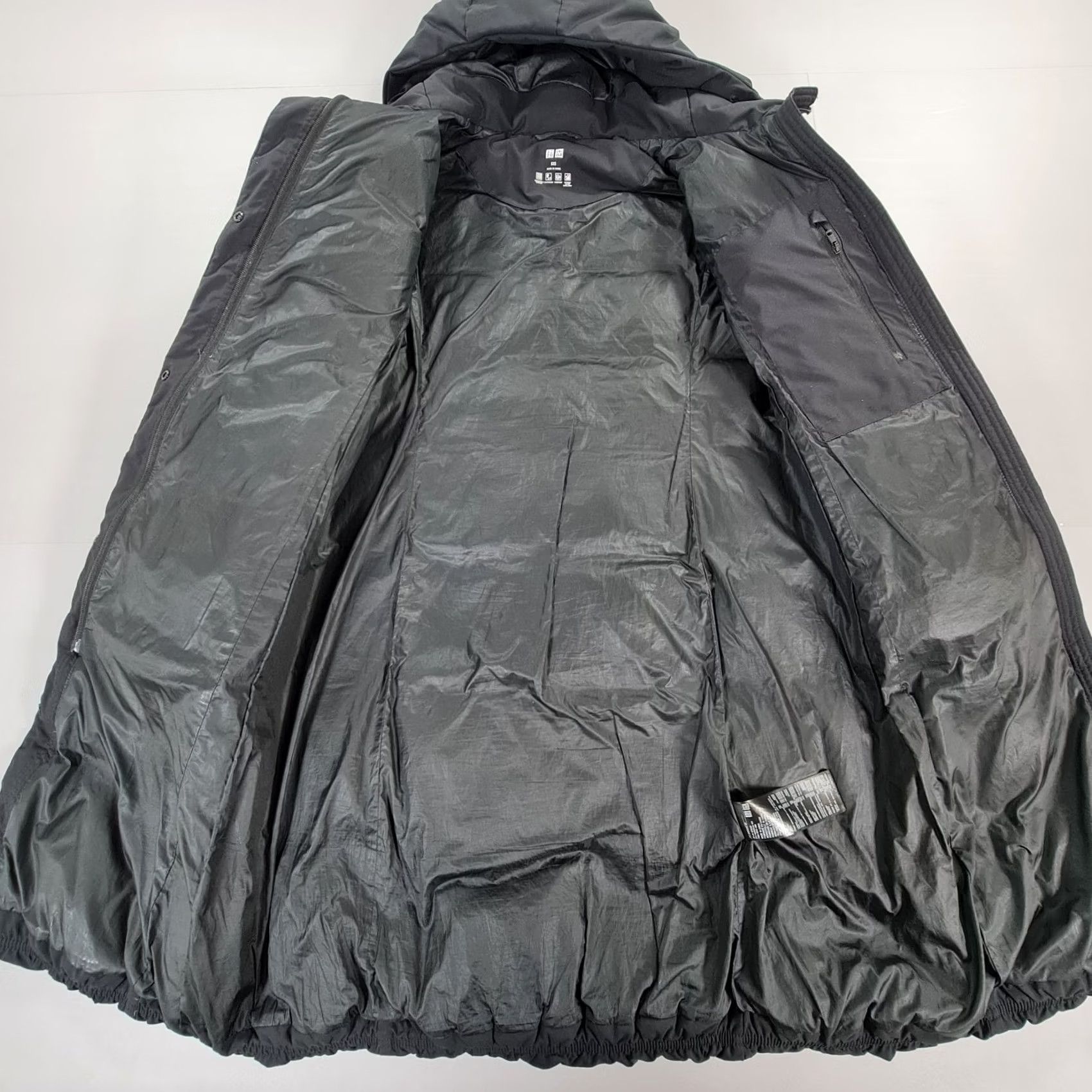 Uniqlo Uniqlo Womens Lightweight Down Fill Hooded Jacket Black XXS Water Repellent Size XXS / US 00 / IT 34 - 5 Thumbnail