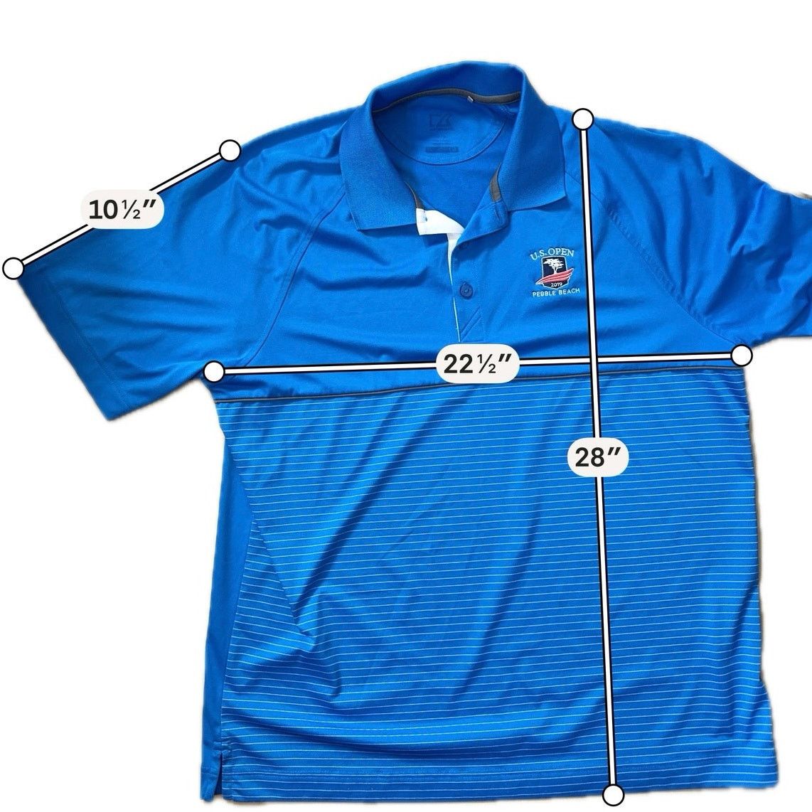 Cutter & Buck Cutter & Buck 2019 U.S. Open Pebble Beach Polo Size L Size US L / EU 52-54 / 3 - 7 Thumbnail