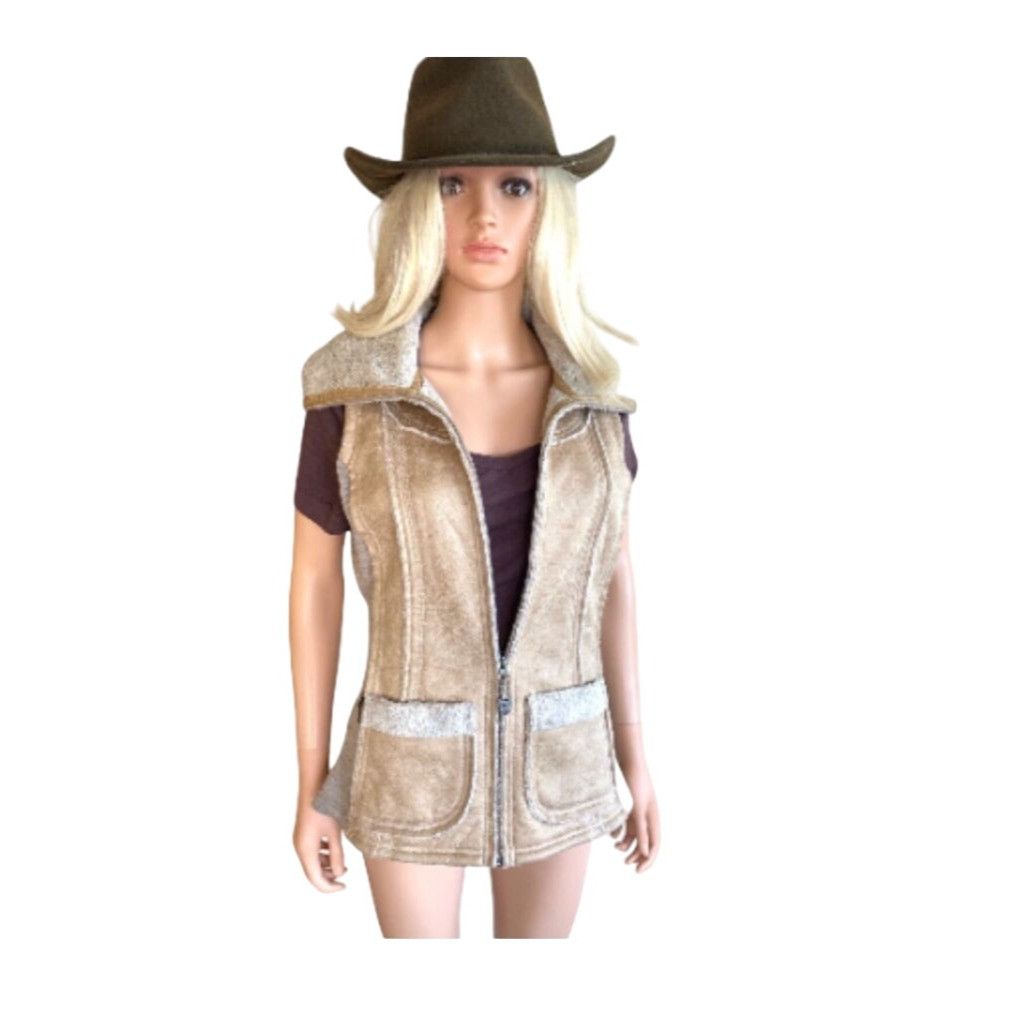 Kuhl NWT Kuhl Women's M Dani Sherpa Vest Italian Faux Leather She Size M / US 6-8 / IT 42-44 - 18 Thumbnail