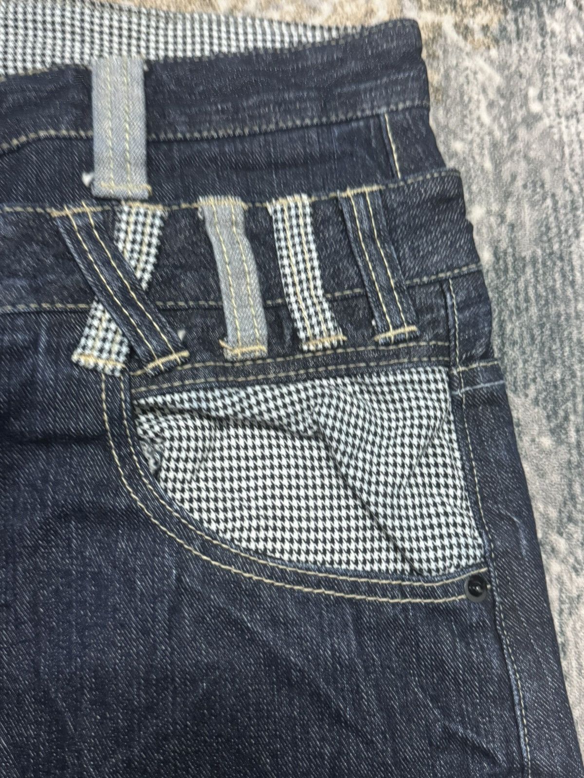 Japanese Brand Explosion Dominate Double Waist Denim Jeans Japanase Denim Size US 32 / EU 48 - 3 Thumbnail