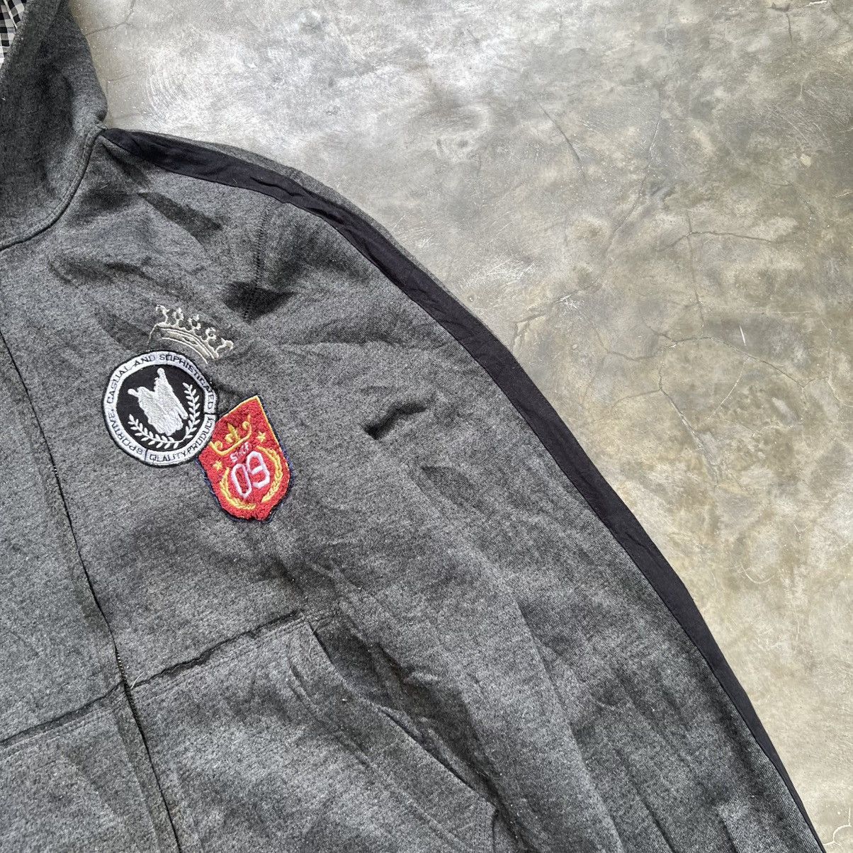 U.S. Polo Assn. 2000s Polo Wear Side Line Zip Hoodie Size US M / EU 48-50 / 2 - 4 Thumbnail