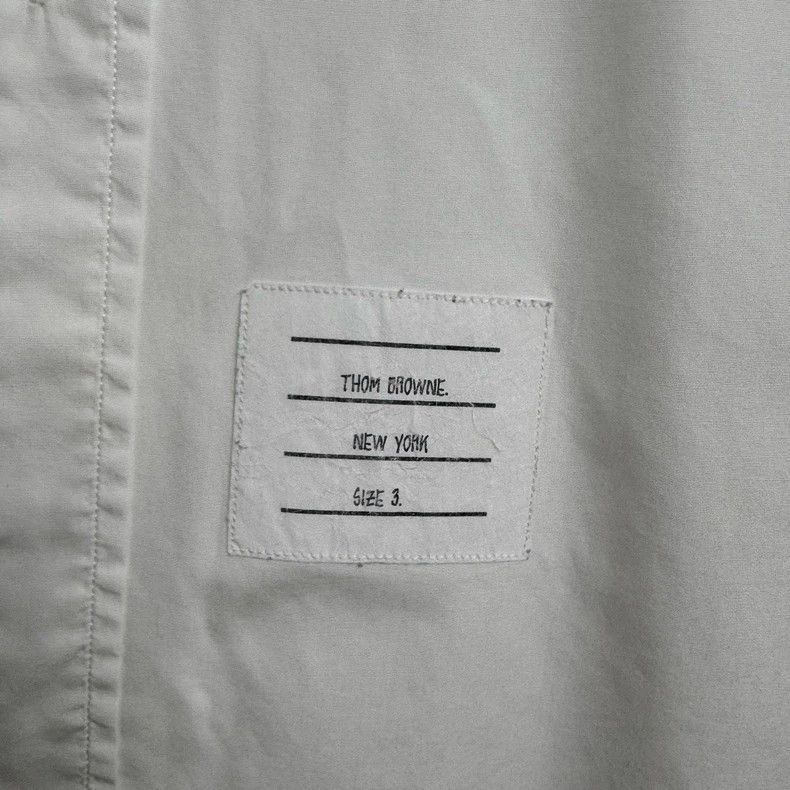 Thom Browne Thom Browne White double-sleeved shirt 2503-Nextarrow Size US L / EU 52-54 / 3 - 3 Thumbnail