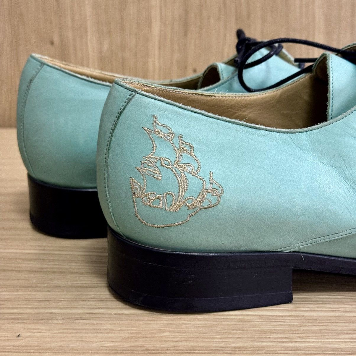 Other Mascolori x Hotel New York Limited Edition Mint Green Derby Size US 12 / EU 45 - 6 Thumbnail
