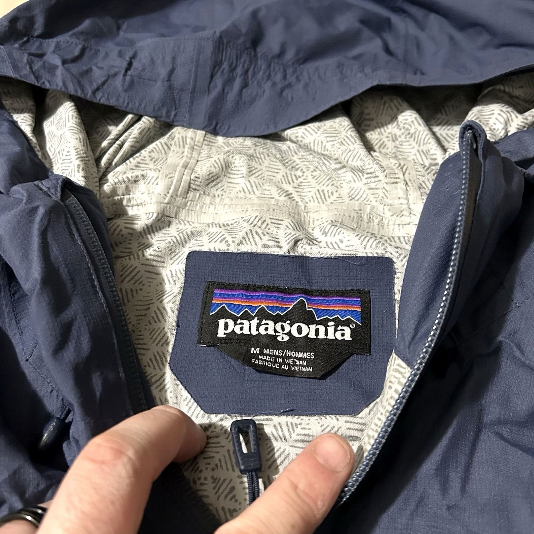 Patagonia Patagonia Jacket Windbreaker Rannerdale Fall 2018 Men M Blue Size US M / EU 48-50 / 2 - 3 Thumbnail
