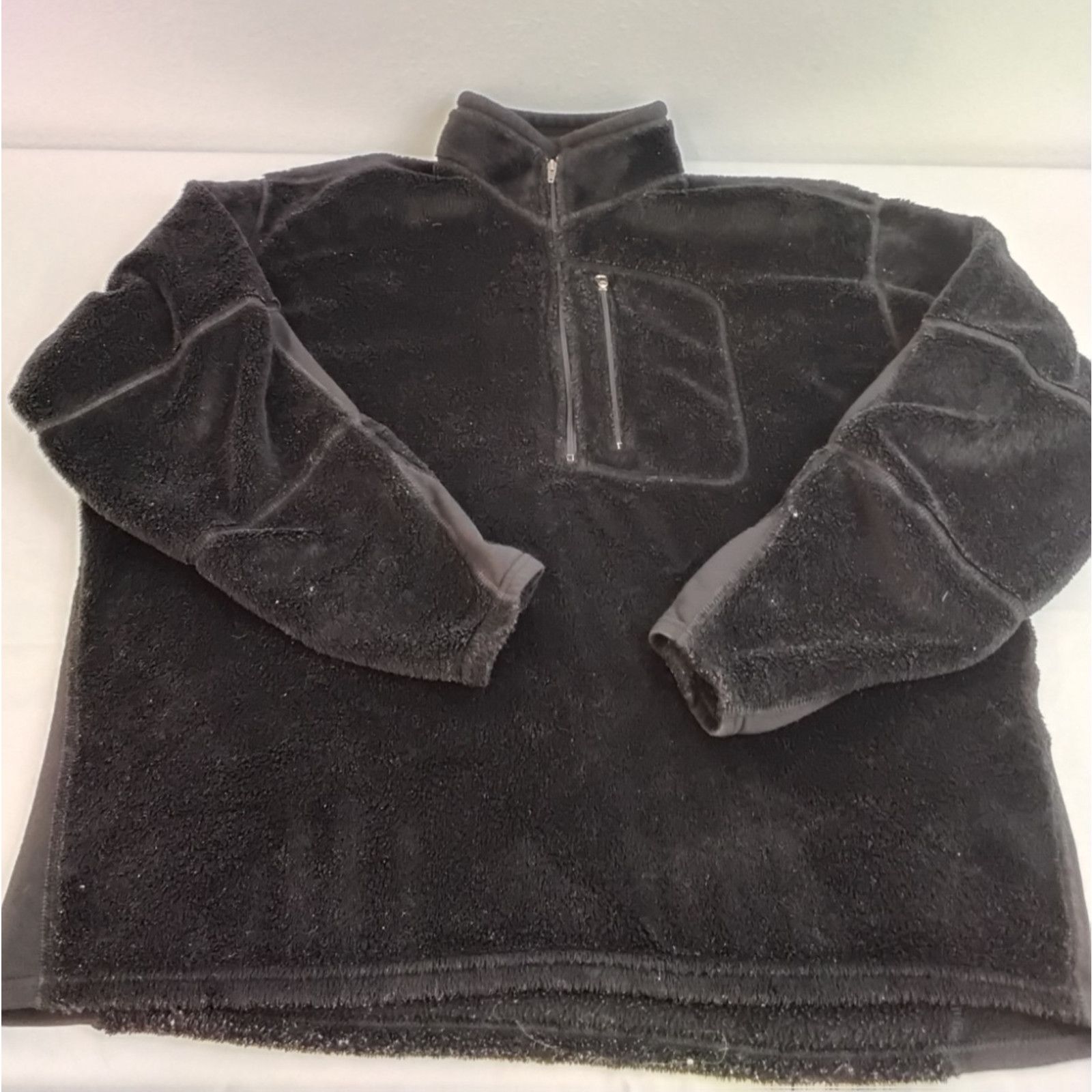 Patagonia Patagonia R Fleece Men's XL Black 1/4 Zip USA Vintage FA00 Size US XL / EU 56 / 4 - 6 Thumbnail