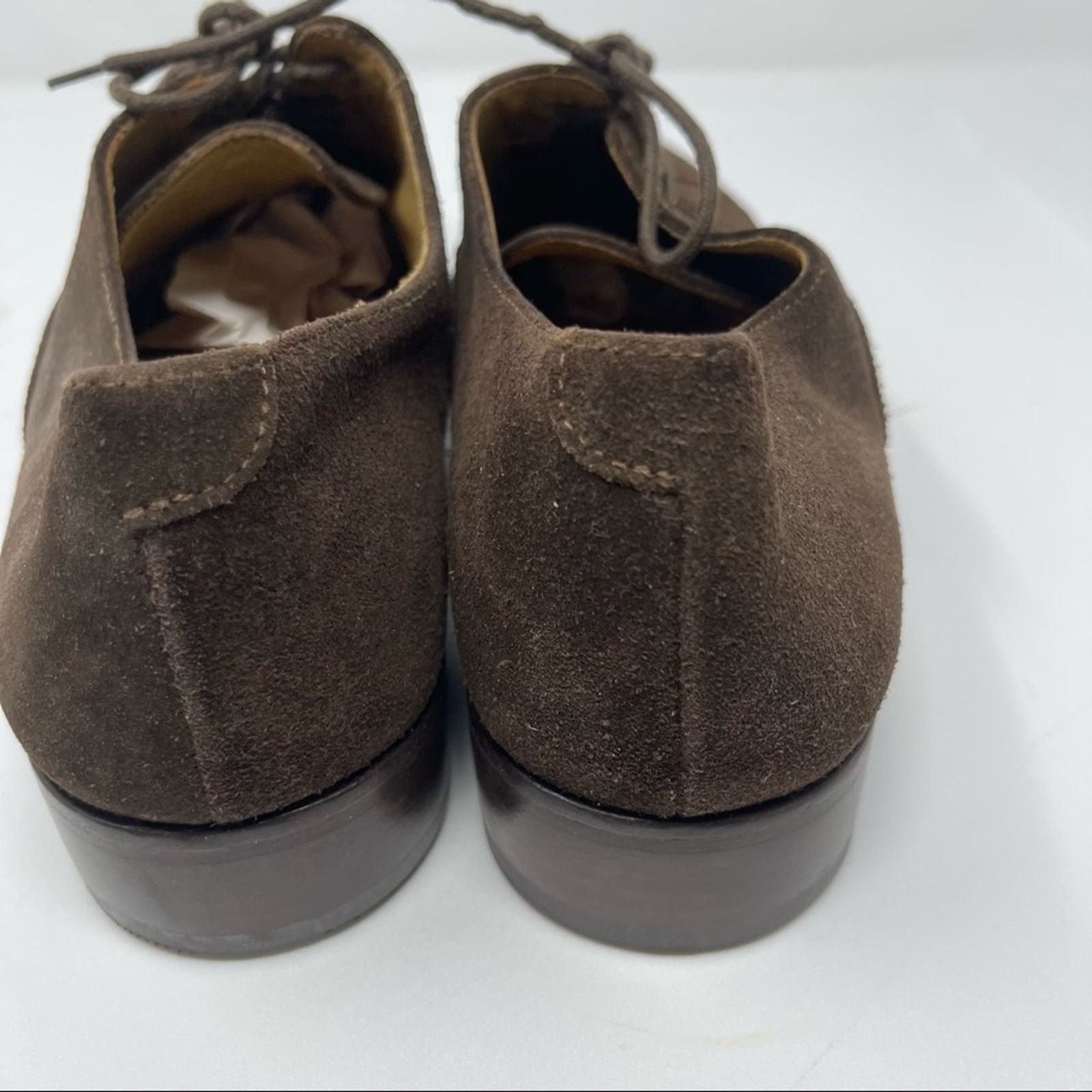 Ralph Lauren Polo Ralph Lauren brown suede lace up Oxford shoes 9 Size US 9 / EU 42 - 6 Thumbnail
