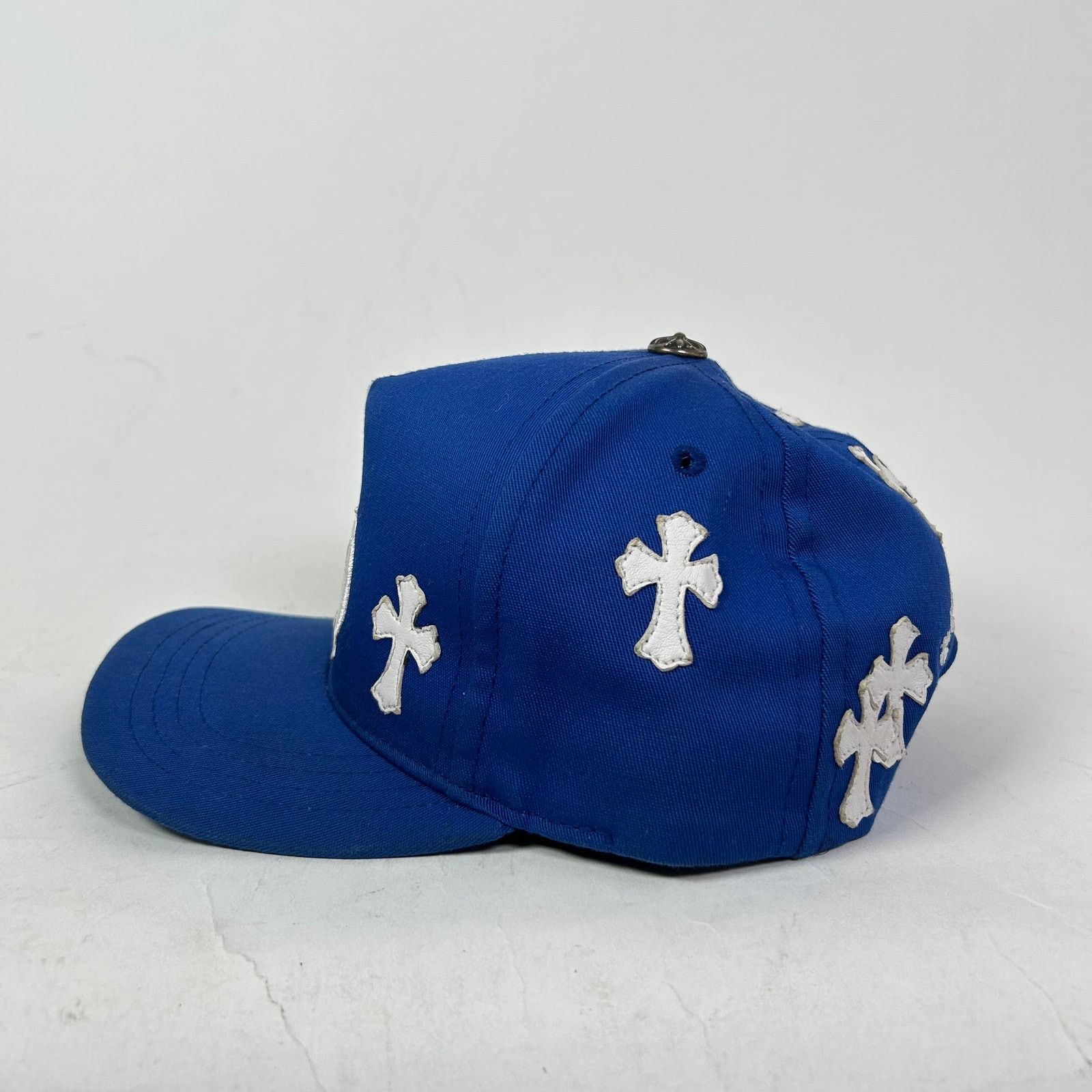 Chrome Hearts Chrome Hearts Blue Cross Patch CH Baseball Hat Size ONE SIZE - 3 Thumbnail