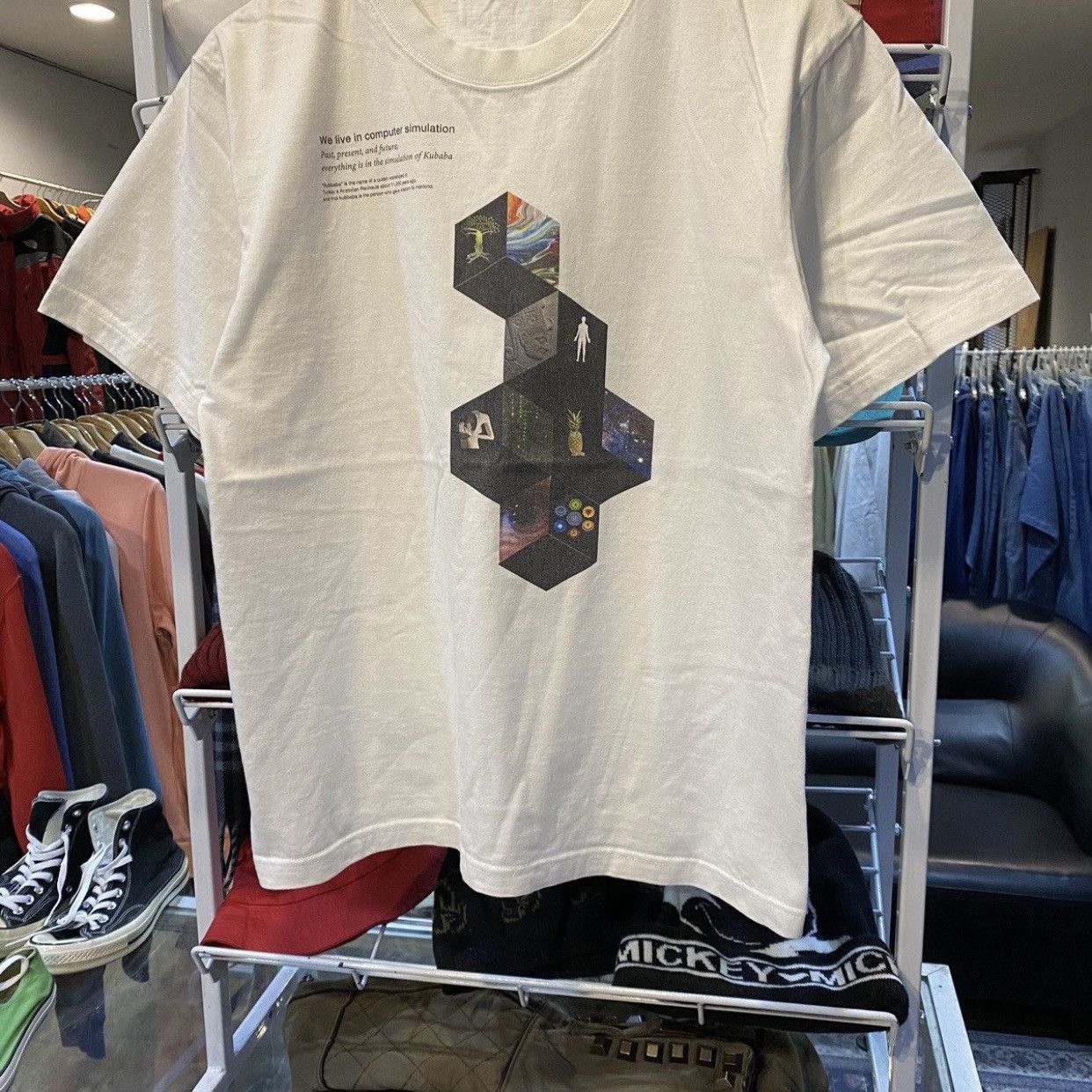 Legendary Goods VINTAGE Legenda We Live In Computer Solution Graphic T-Shirt Size US L / EU 52-54 / 3 - 4 Thumbnail