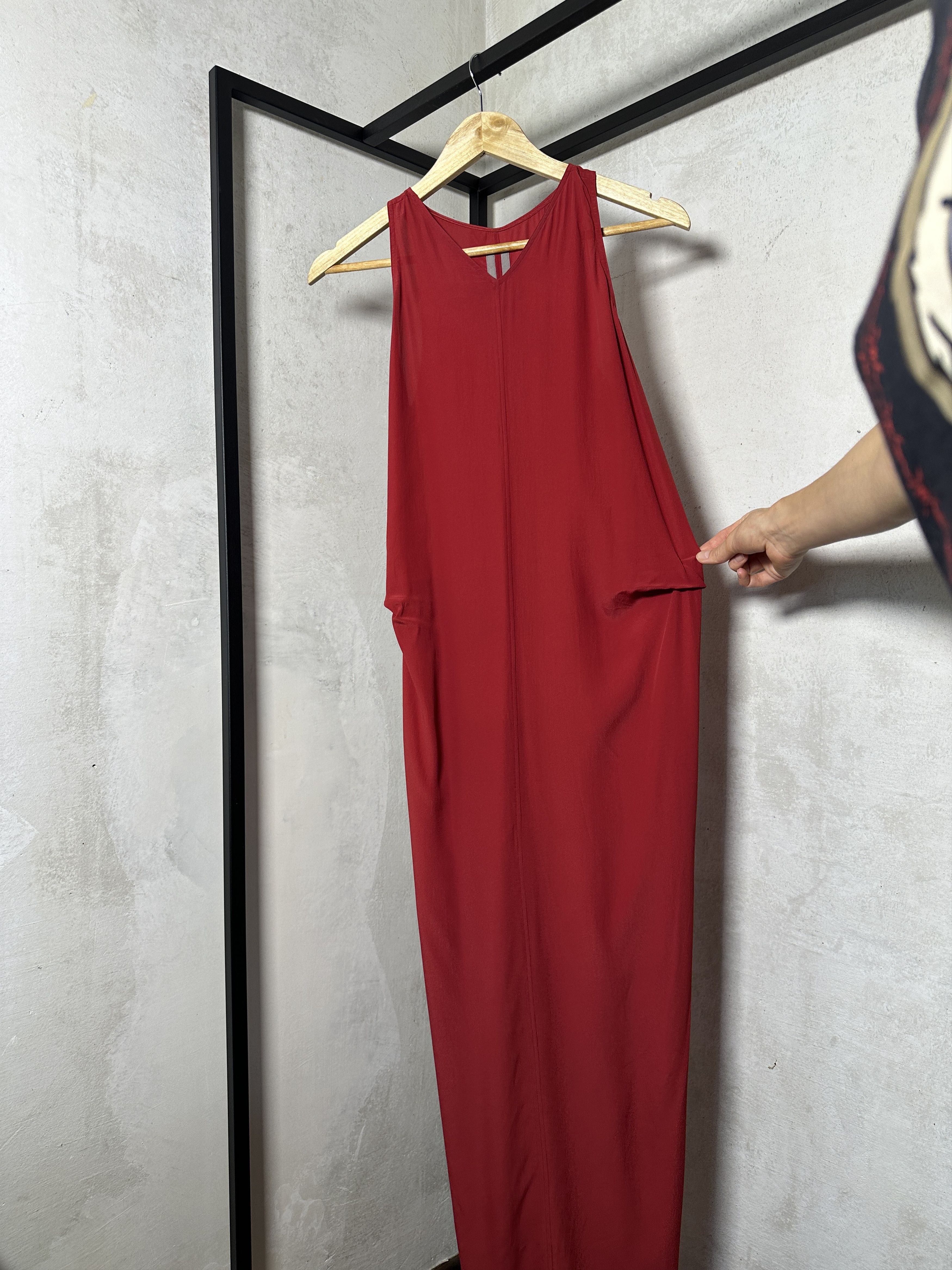 Rick Owens Rick Owens Moody Tank Gown in Red Size M / US 6-8 / IT 42-44 - 11 Thumbnail