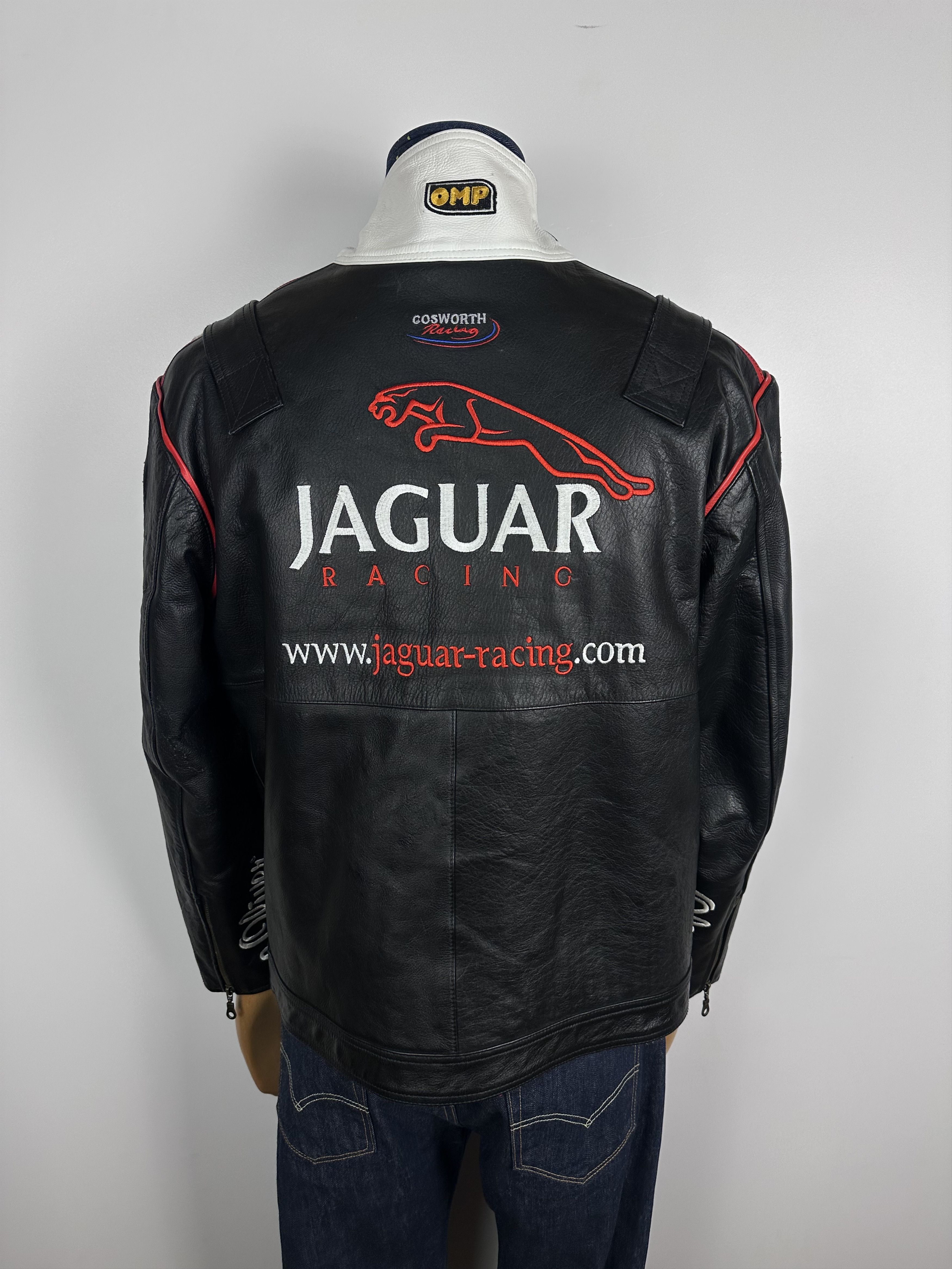 Vintage Vintage Jaguar Racing Leather Jacket HSBC Becks Mens Size L Size US L / EU 52-54 / 3 - 9 Thumbnail