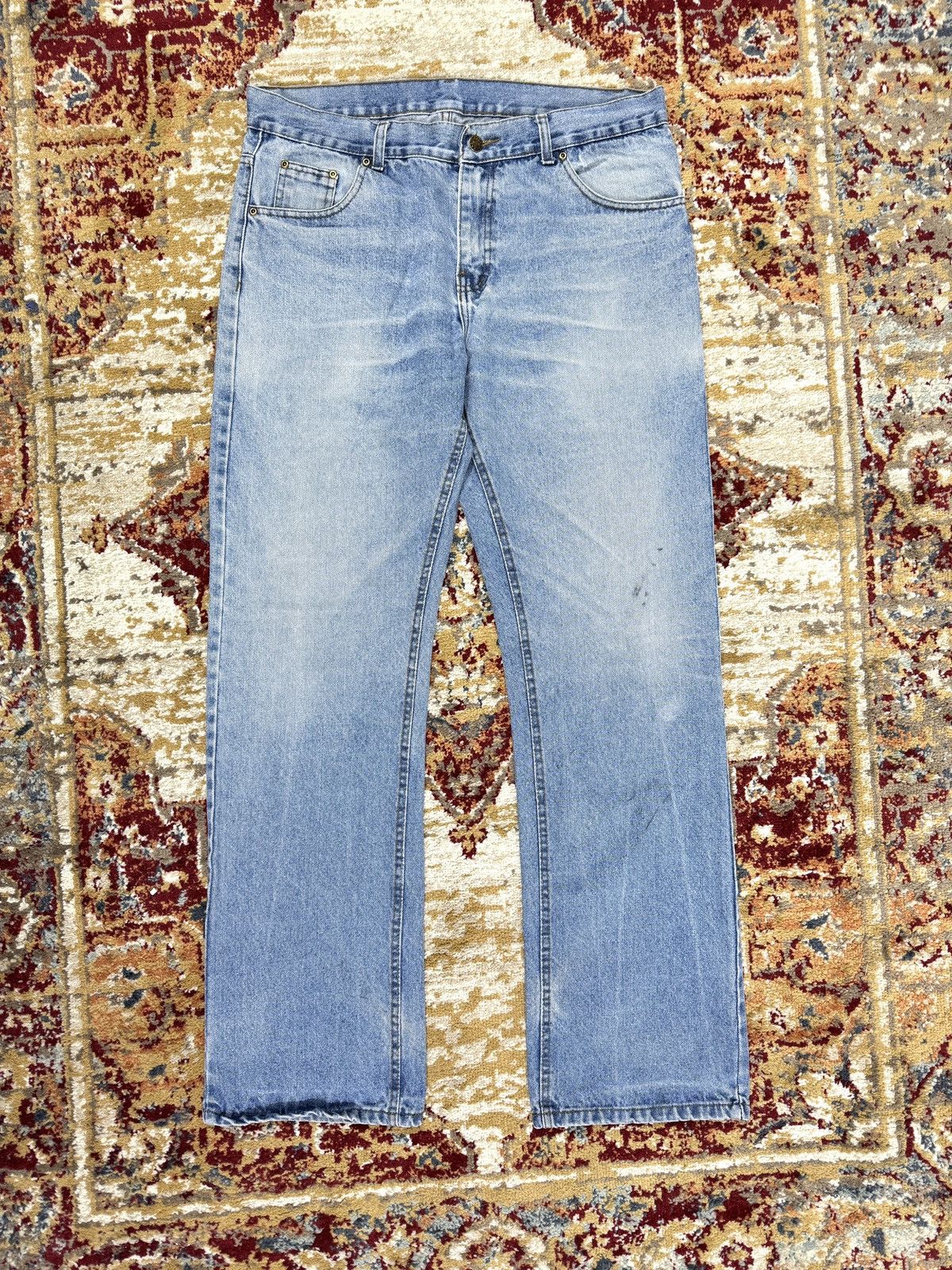 Vintage ᶠᵃⁿᶜʸᵍᵘʸ Vintage Baggy Washed Denim Jeans Wide leg Y2K Size US 36 / EU 52 - 1 Thumbnail
