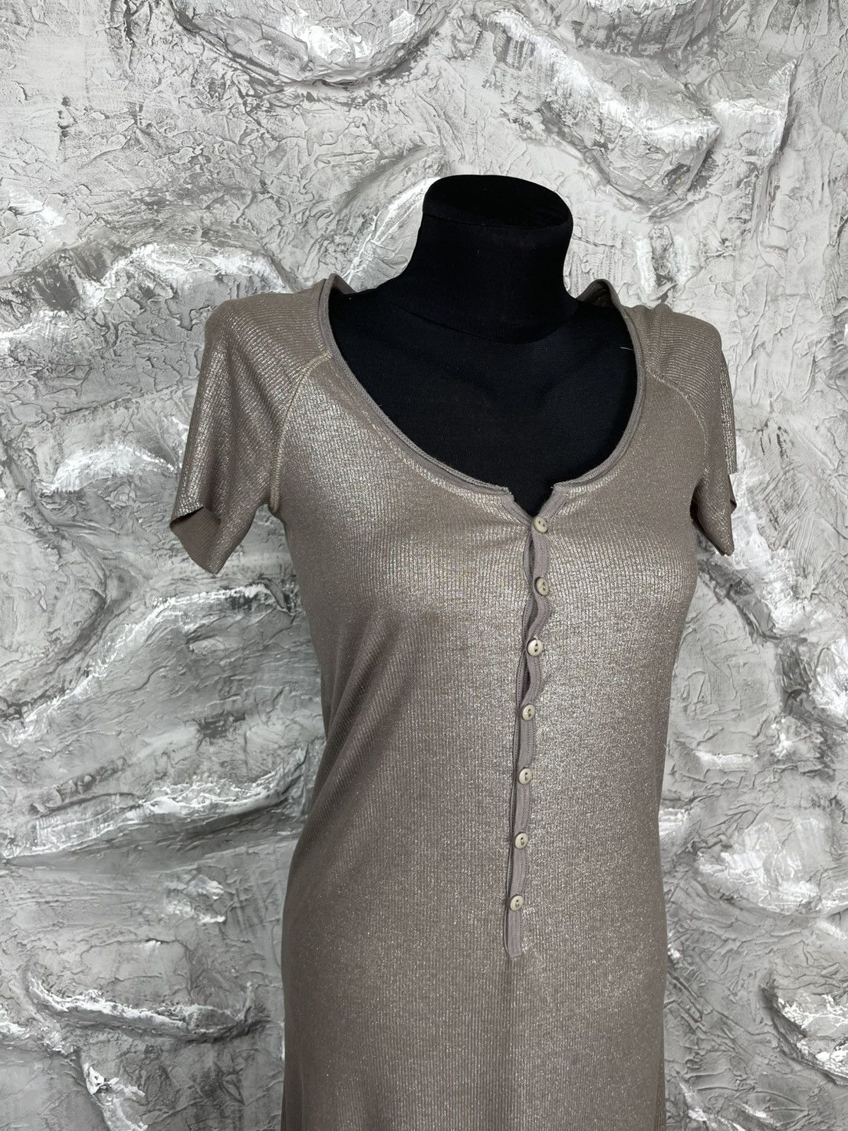 Japanese Brand × Le Grande Bleu (L.G.B.) L.G.B Glamour Shiny Blouse Dress Japanese Archive Y2K Size S / US 4 / IT 40 - 8 Thumbnail