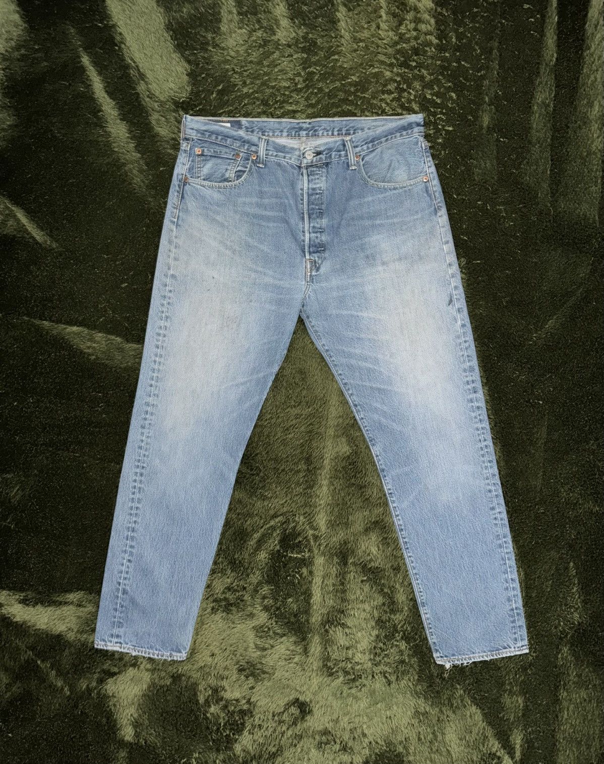 Levi's [W36/L32] Levi’s 501 Blank Tab Vintage Washed Denim Pants Size US 36 / EU 52 - 1 Thumbnail