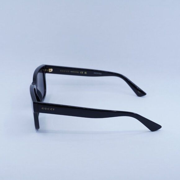 Gucci Gucci GG1583S 001 Sunglasses Black Square Frame, Grey Lenses Size ONE SIZE - 9 Thumbnail