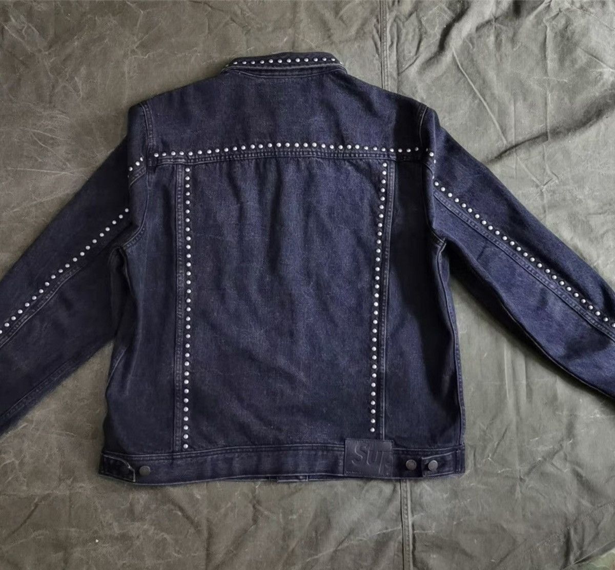 Supreme Supreme 17ss studded denim Trucker jacket black Size US M / EU 48-50 / 2 - 2 Thumbnail