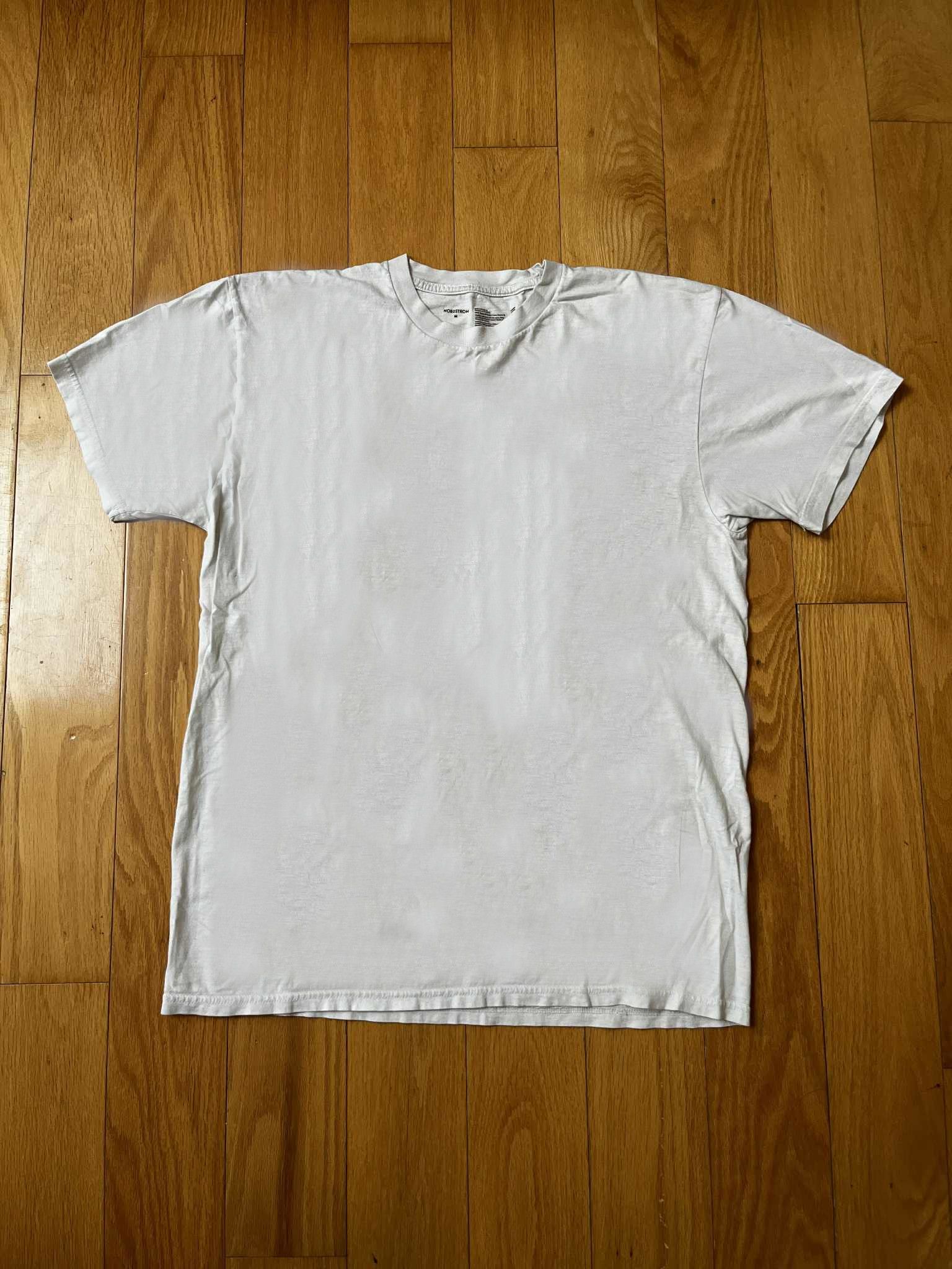Nordstrom Nordstrom White Blank T Shirt M Size US M / EU 48-50 / 2 - 1 Thumbnail