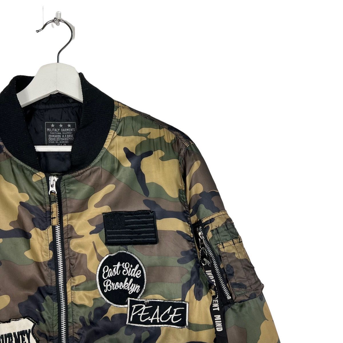 Japanese Brand 🔥 RIOT RIOT EDWARDS CAMO BOMBER JACKET Size US L / EU 52-54 / 3 - 6 Thumbnail