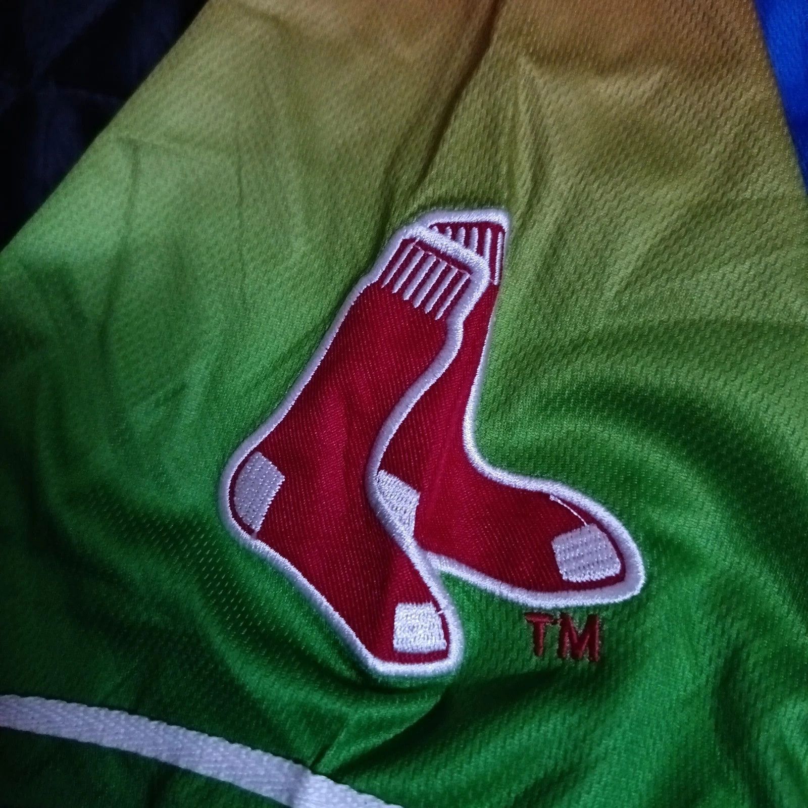 MLB Boston Red Sox India Celebration SGA MLB Baseball Jersey Size US XL / EU 56 / 4 - 3 Thumbnail