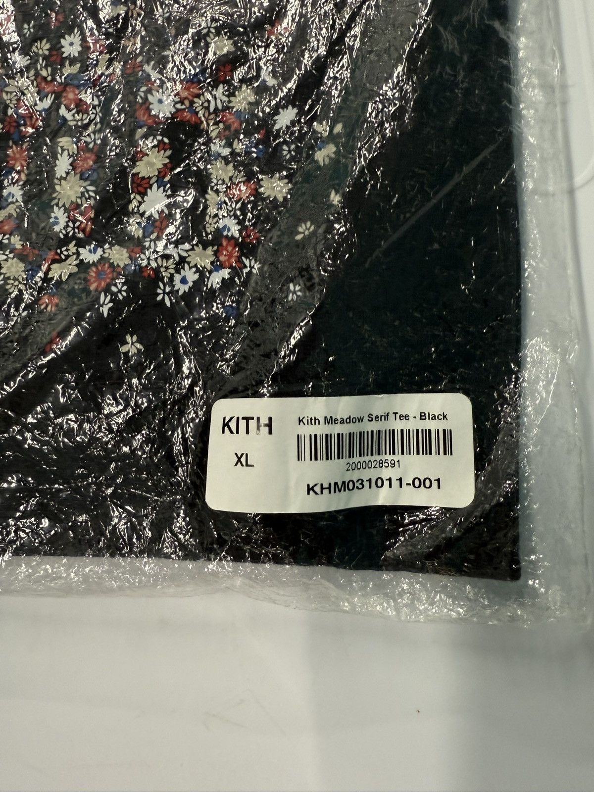 Kith KITH Meadow Serif Tee - Black T-Shirt Men’s Size XL Size US XL / EU 56 / 4 - 5 Thumbnail