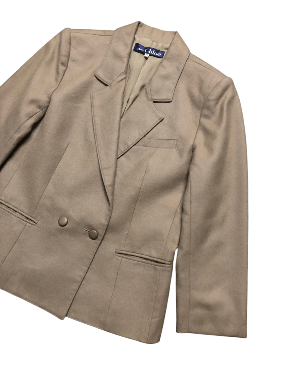 Chloe Miss Chloe Double Breasted Wool Coat Jacket Size XS / US 0-2 / IT 36-38 - 5 Thumbnail