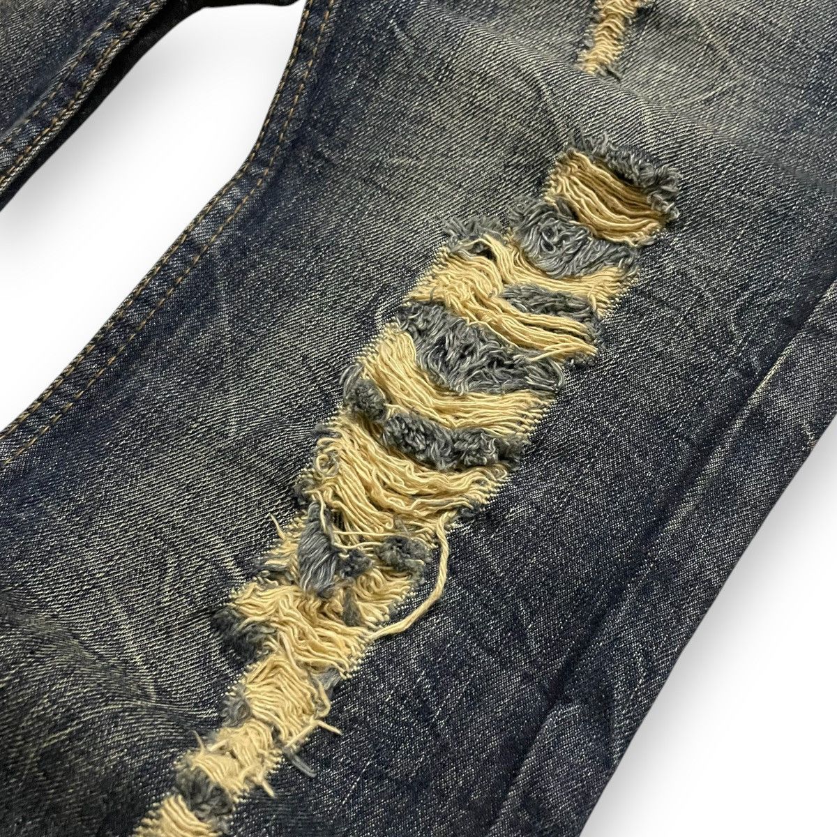 If Six Was Nine JAPANES FLARE DESIGNER K.U.I CO L.T.D DENIM (30×40) Size US 30 / EU 46 - 5 Thumbnail