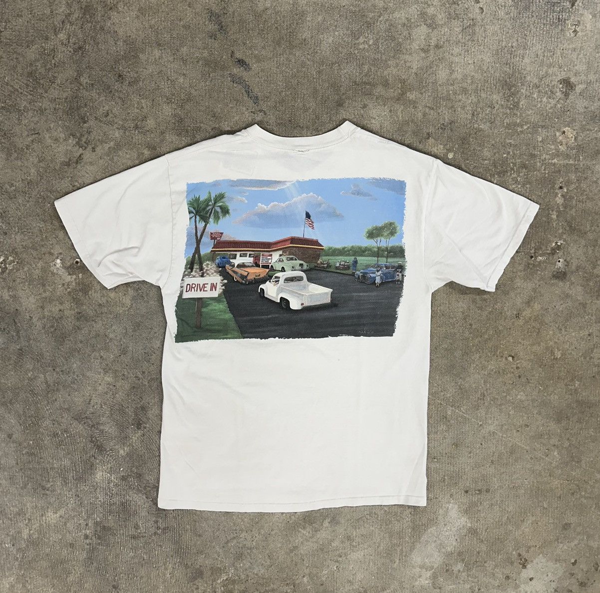 Vintage Crazy Y2K In N Out Burgers Mullet Promo T-Shirt Size US S / EU 44-46 / 1 - 1 Thumbnail