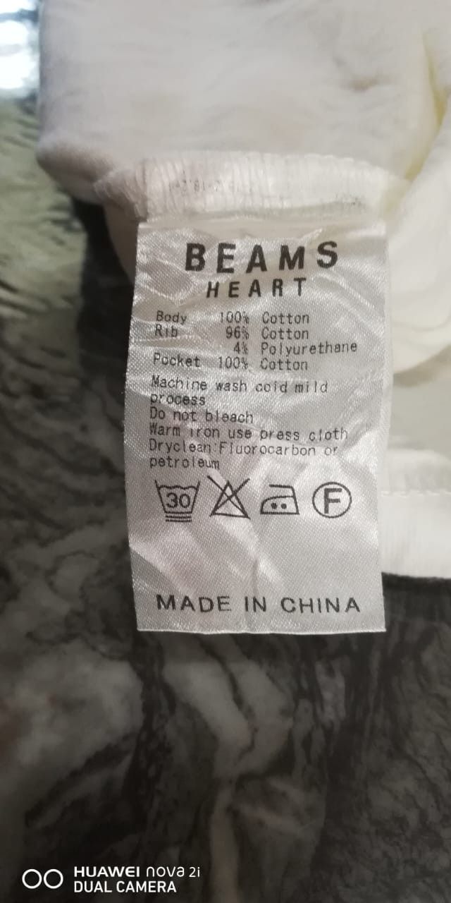 Beams Plus e29 Beams Heart Cotton T-Shirt army pocket Size US L / EU 52-54 / 3 - 5 Thumbnail