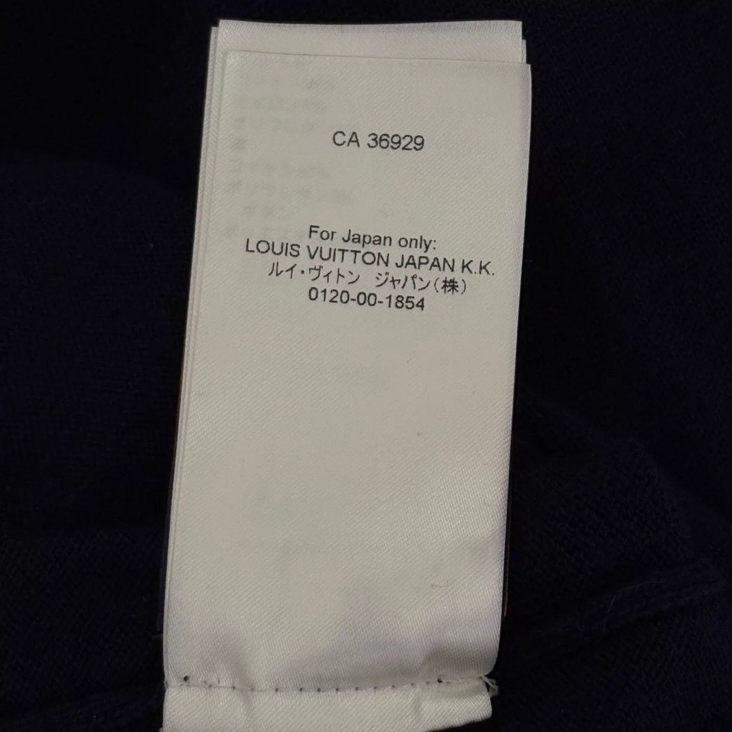 Louis Vuitton LV Logo Embroidery Pearl Button SS Polo Men's Navy Size US M / EU 48-50 / 2 - 5 Thumbnail