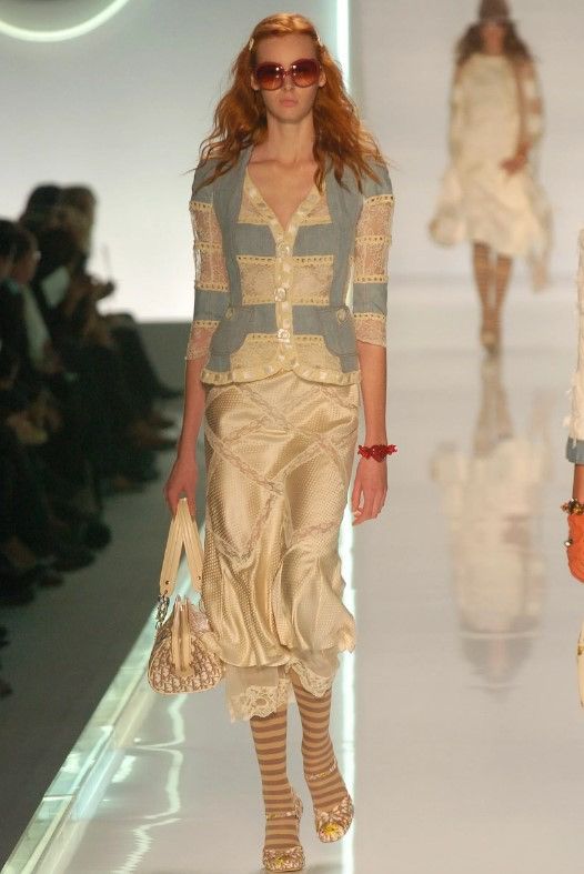 Dior Christian Dior by Galliano 2005 Lace Crochet Jacket Denim Size S / US 4 / IT 40 - 5 Thumbnail