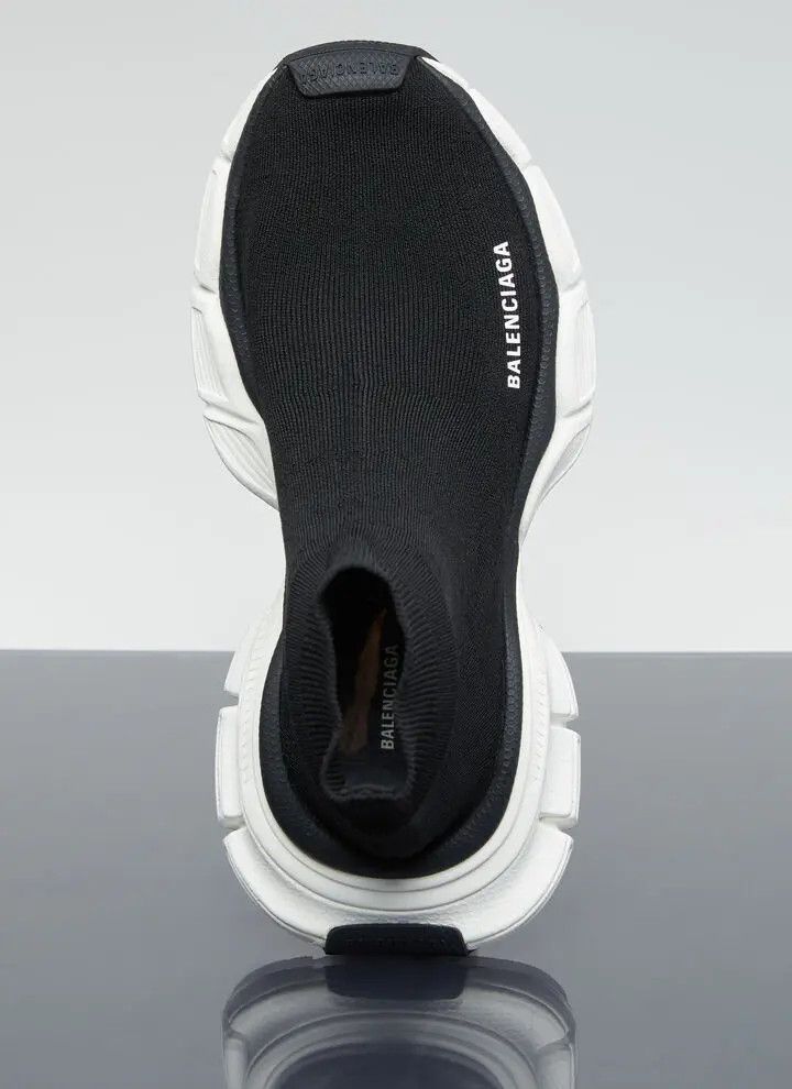 Balenciaga o1mt1gz1224 3XL Sock Recycled Knit Sneakers in Black Size US 11 / IT 41 - 7 Thumbnail