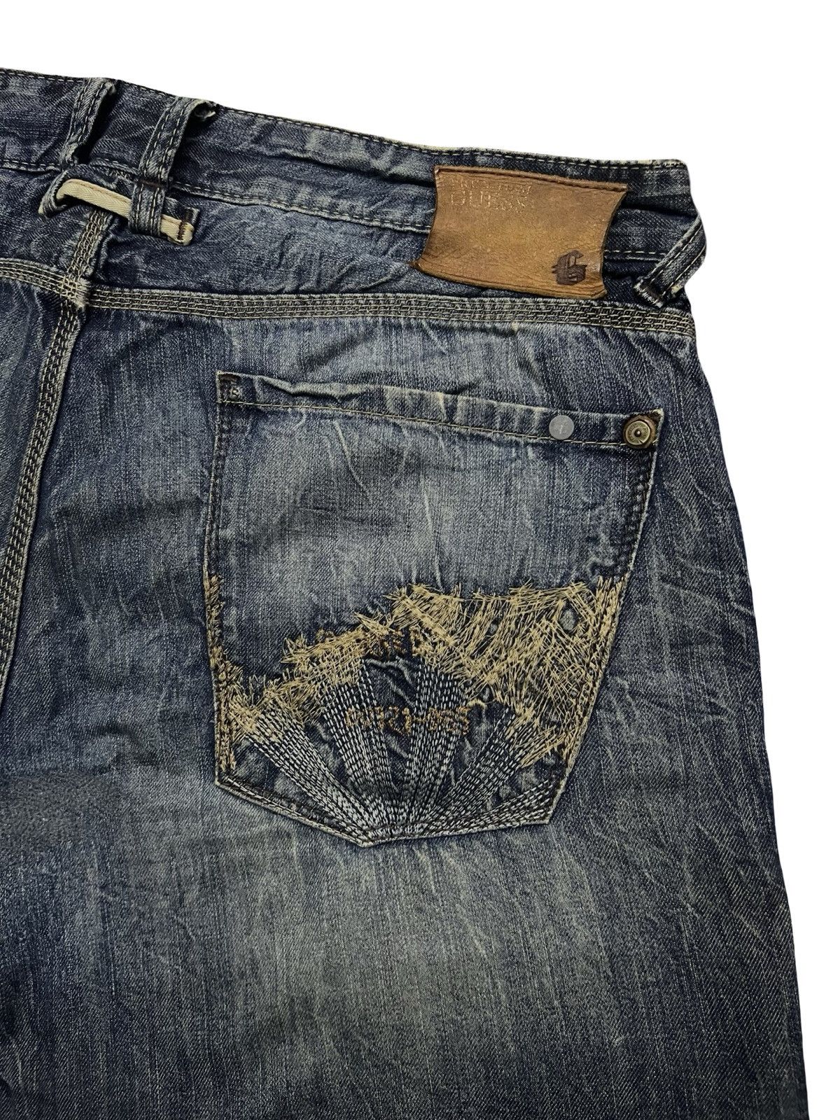 Guess Vintage GUESS Rebel Stretching Denim Jeans Made in USA W37 Size US 37 - 10 Thumbnail