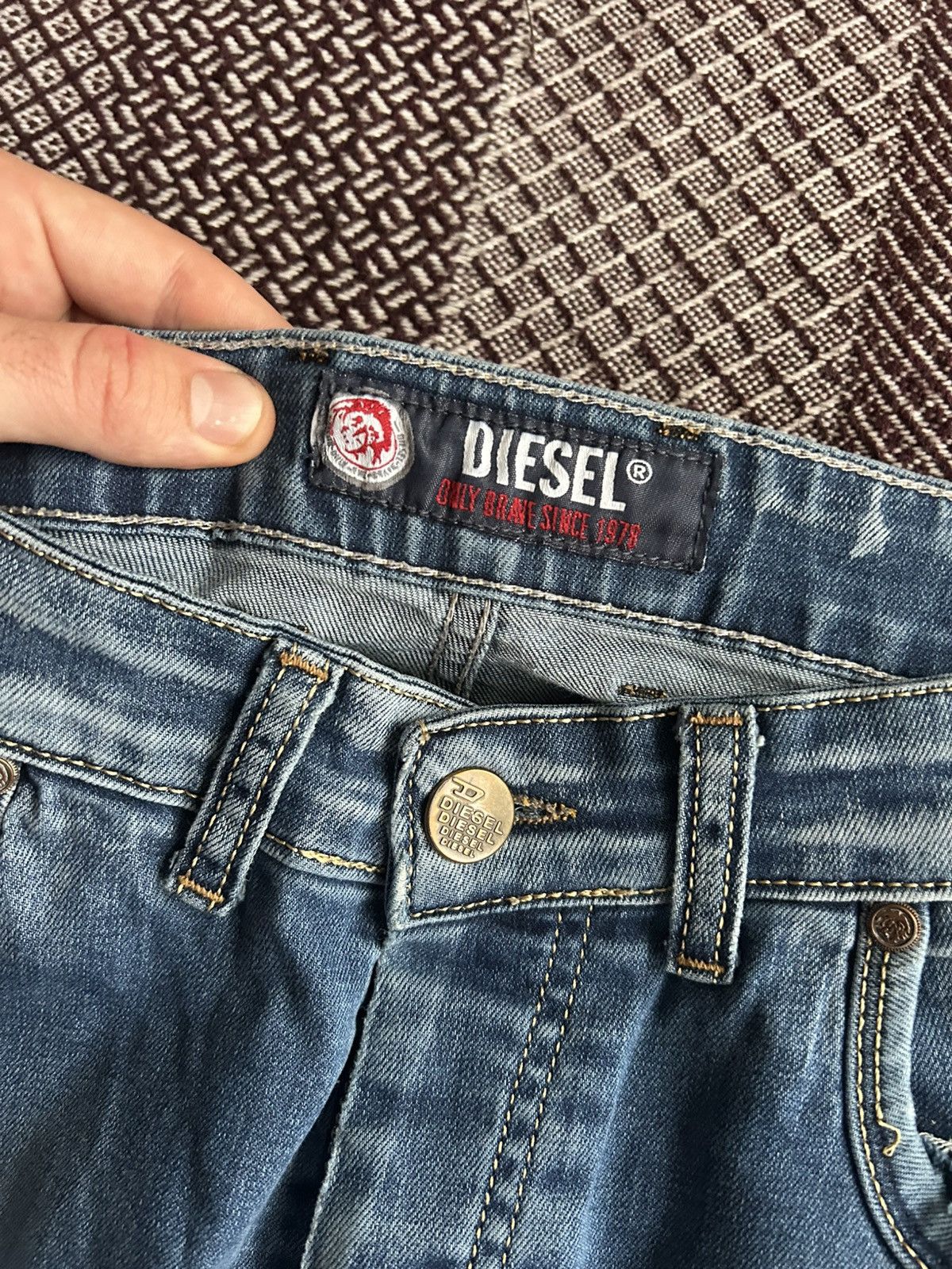 Diesel Vintage Diesel Distressed Denim Jeans Faded Washed Size W32 Size US 32 / EU 48 - 11 Thumbnail