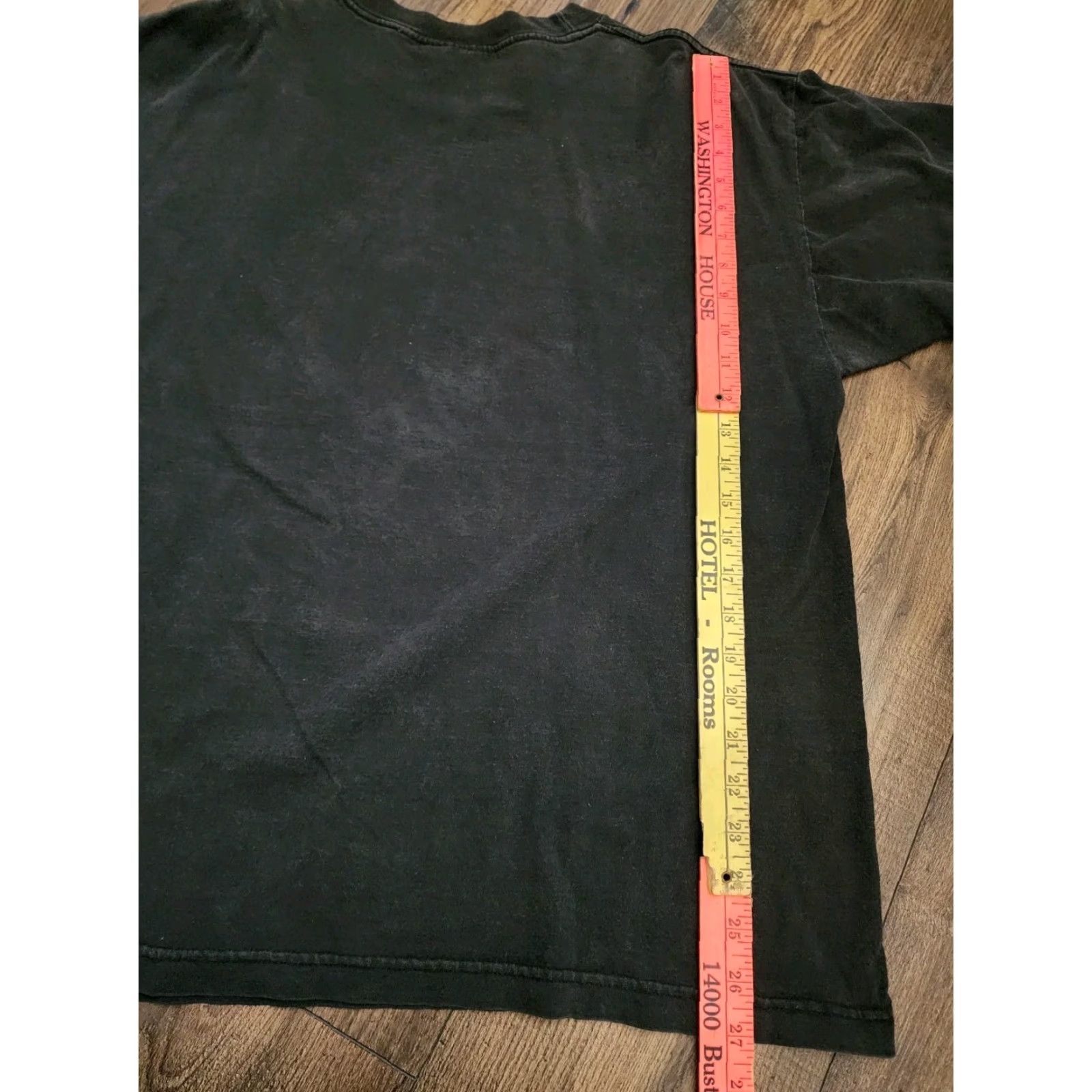 Aeropostale VINTAGE Aeropostale Graphic Print T-Shirt Mens XL Black Distressed 90s Motorcycle Club Size US XL / EU 56 / 4 - 3 Thumbnail
