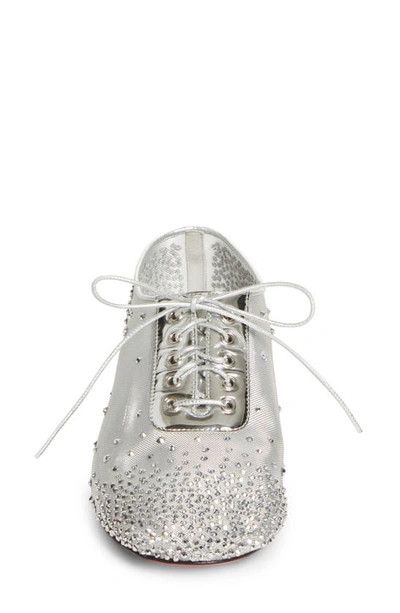 Christian Louboutin o1s1wg110924 Jazz Loafer in Silver Size US 10 / IT 40 - 3 Thumbnail