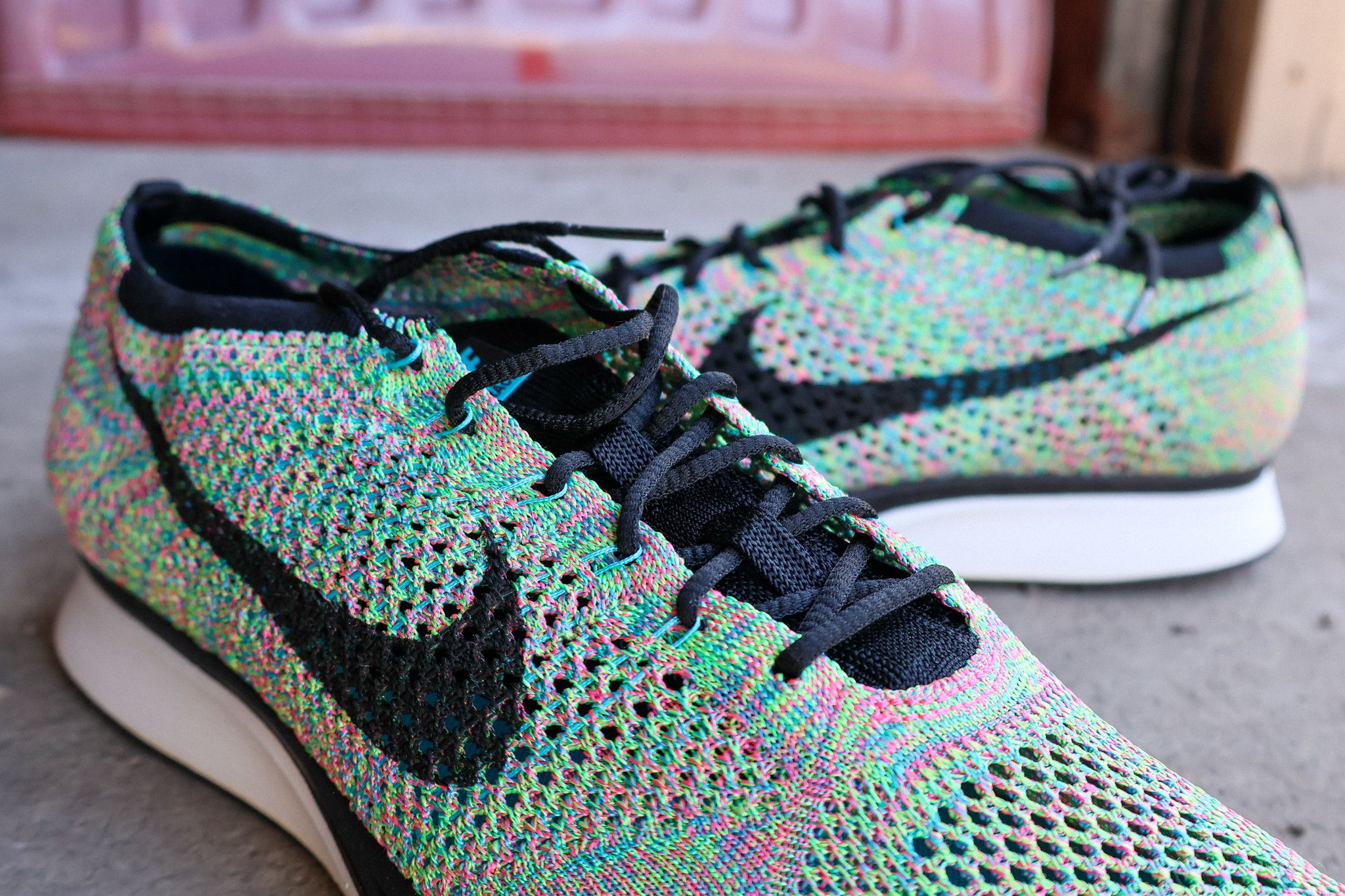 Nike Flyknit Racer 'Multi-Color' 2015 Size US 13 / EU 46 - 8 Thumbnail