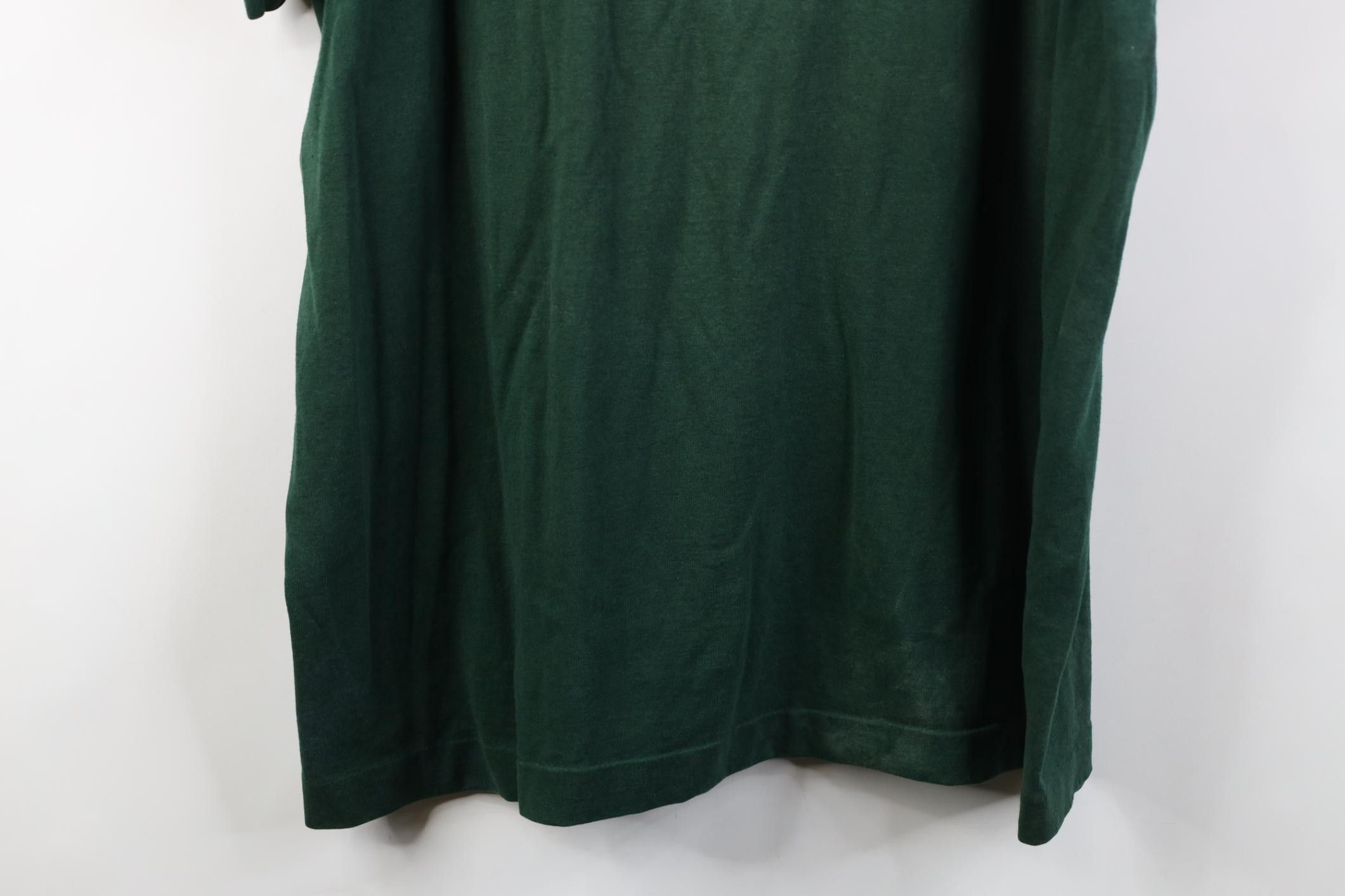Vintage Vintage 90s Streetwear Pocket Short Sleeve T-Shirt Green USA Size US XL / EU 56 / 4 - 15 Thumbnail