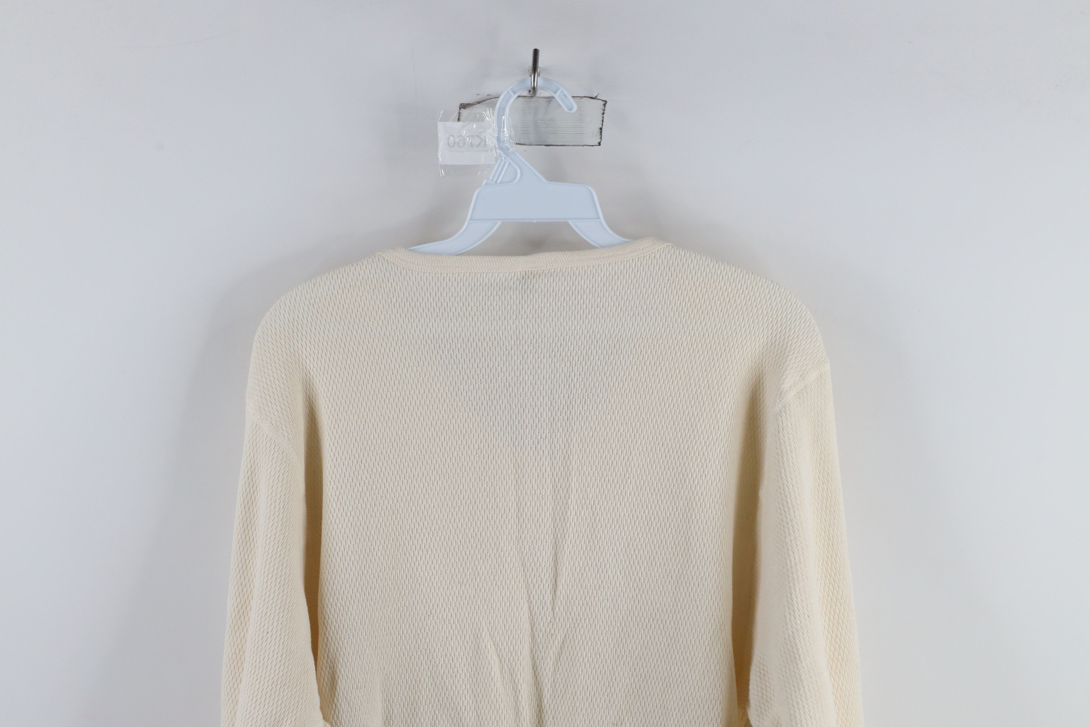 Vintage Vintage 90s Streetwear Thermal Waffle Knit T-Shirt USA Size XL / US 12-14 / IT 48-50 - 8 Thumbnail
