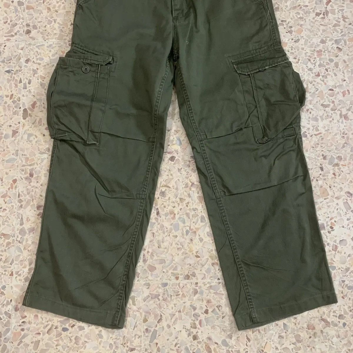 Japanese Brand Real Crush Utility Big Side Pocket Trousers Tactical Cargo Size US 32 / EU 48 - 4 Thumbnail
