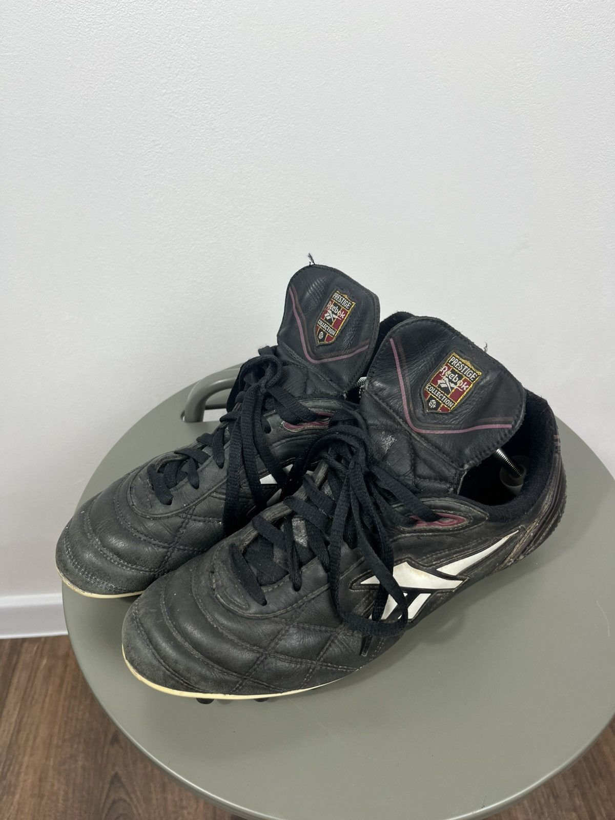 Reebok Vintage Reebok Prestige Football Boots US 10 EU 43 Black Size US 10 / EU 43 - 2 Thumbnail