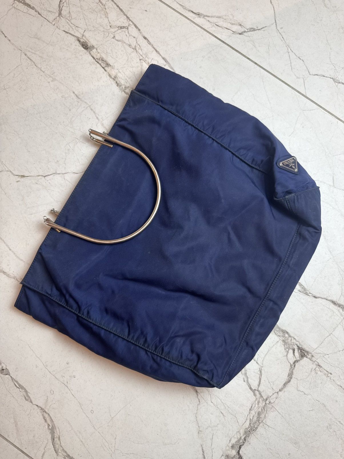 Prada PRADA Tote Bag Nylon blue navy Size ONE SIZE - 8 Thumbnail