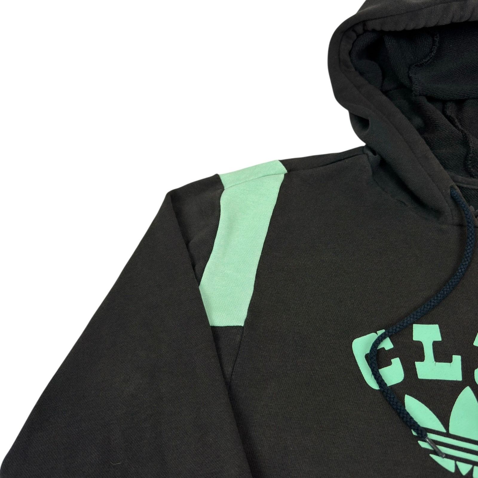 Adidas × Japanese Brand × Vintage Adidas Men Black Trefoil Logo Long Sleeve Pullover Hoodie 42 Size US S / EU 44-46 / 1 - 9 Thumbnail