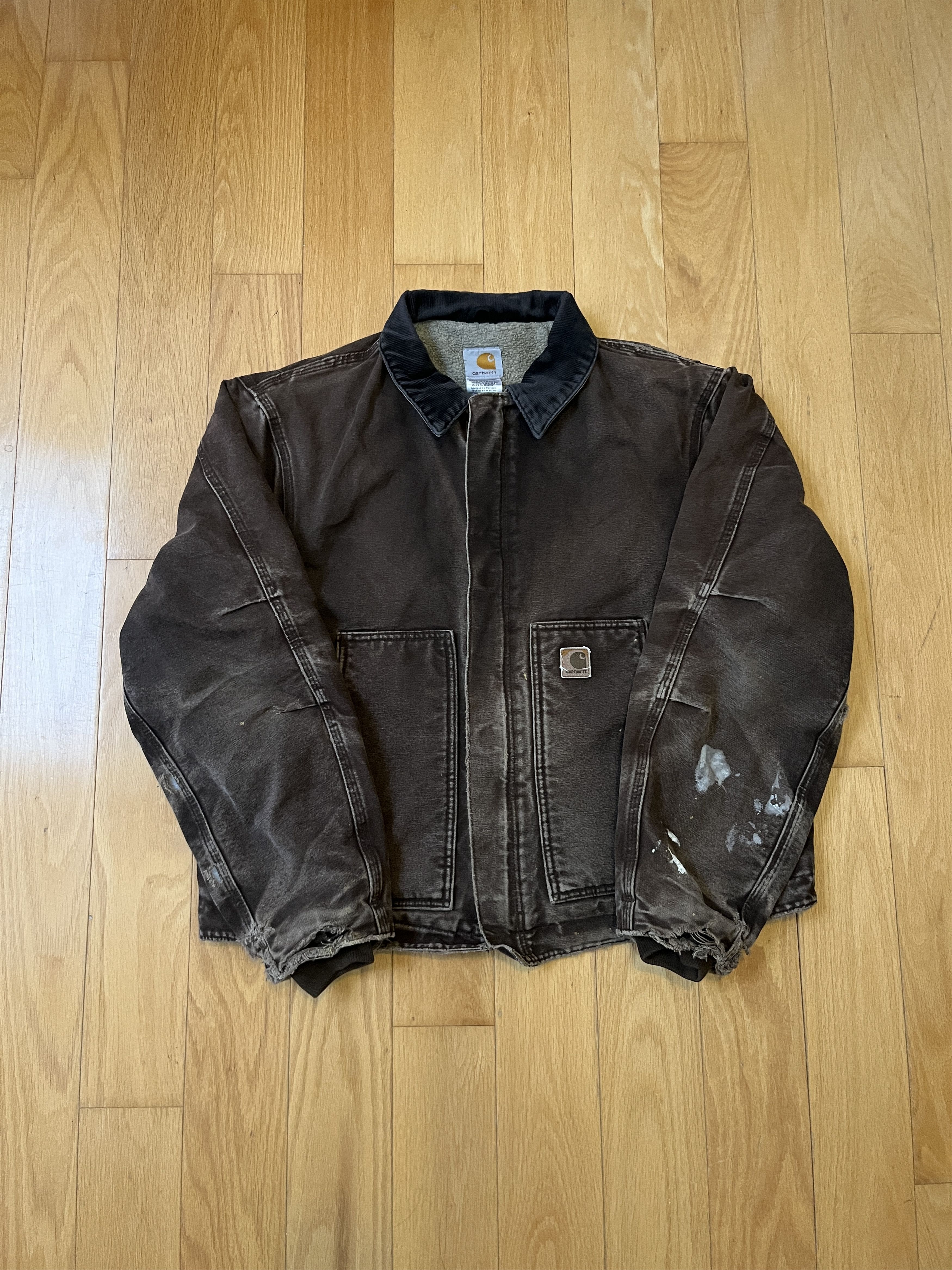 Carhartt Vintage Carhartt Dearborn Jacket J164 DKB L | Grailed